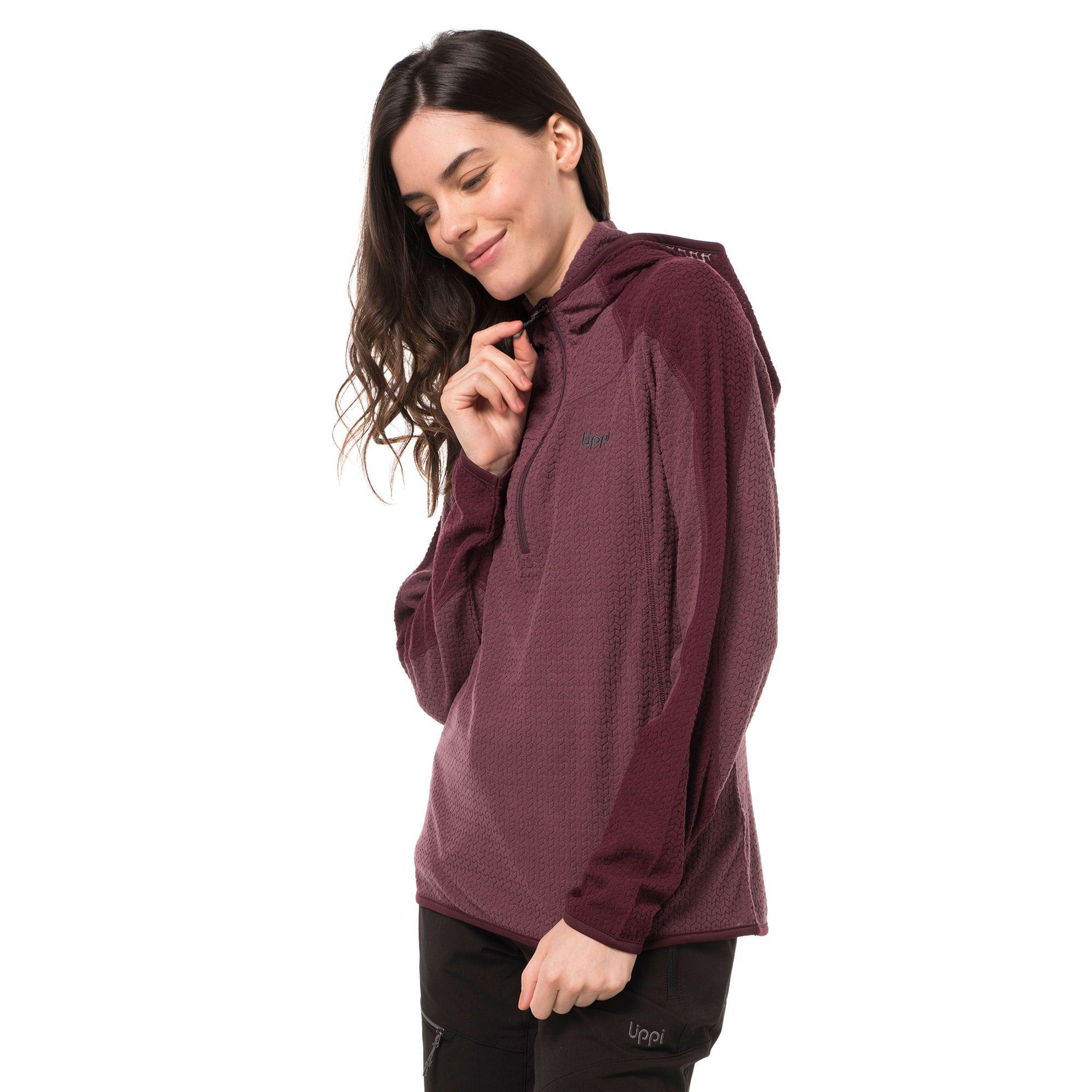 Poleron Mujer Jacaranda Nano-F 14 Zip Hoody Azul Lippi-1