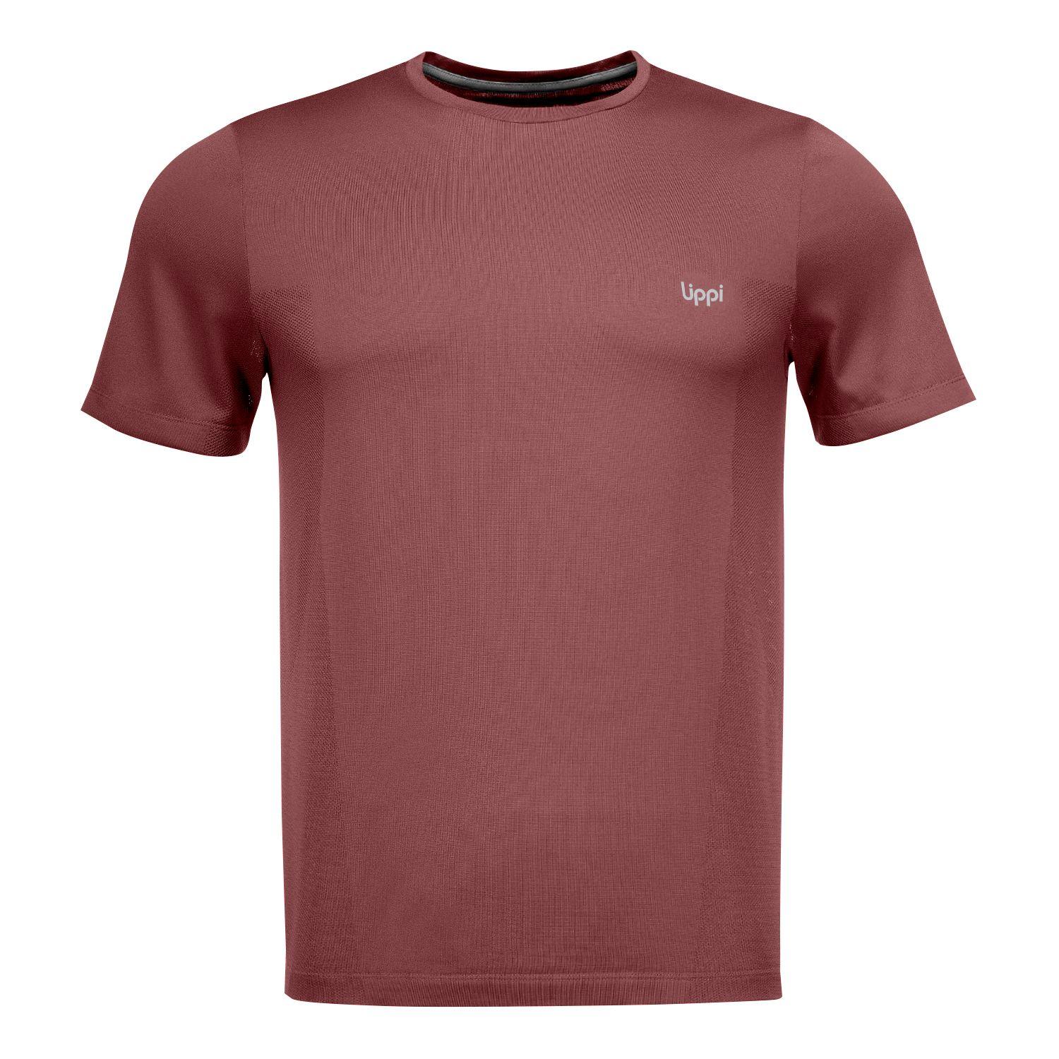 Polera Hombre B Ready Seamless T-Shirt Rojo Oscuro Lippi-0