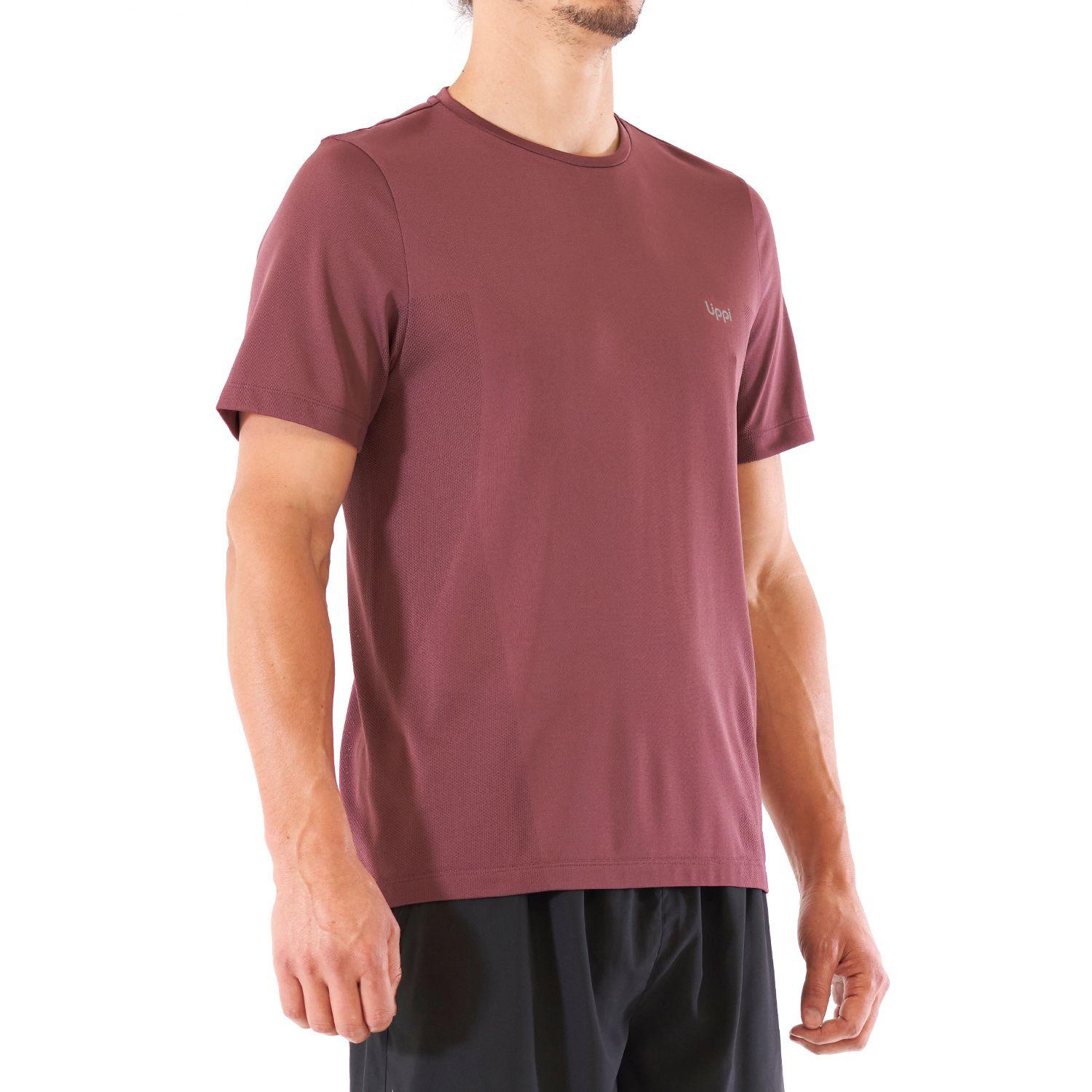 Polera Hombre B Ready Seamless T-Shirt Rojo Oscuro Lippi-2