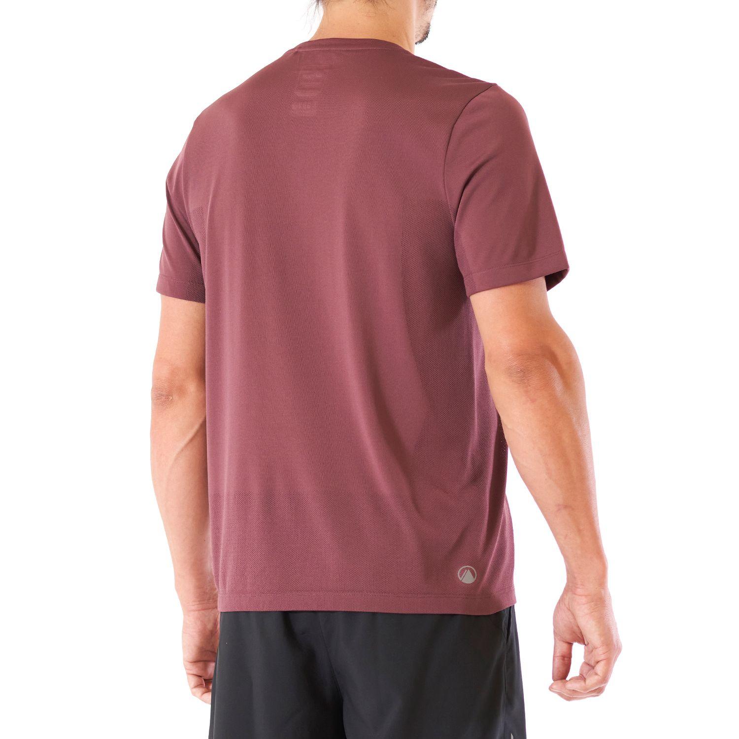 Polera Hombre B Ready Seamless T-Shirt Rojo Oscuro Lippi-3