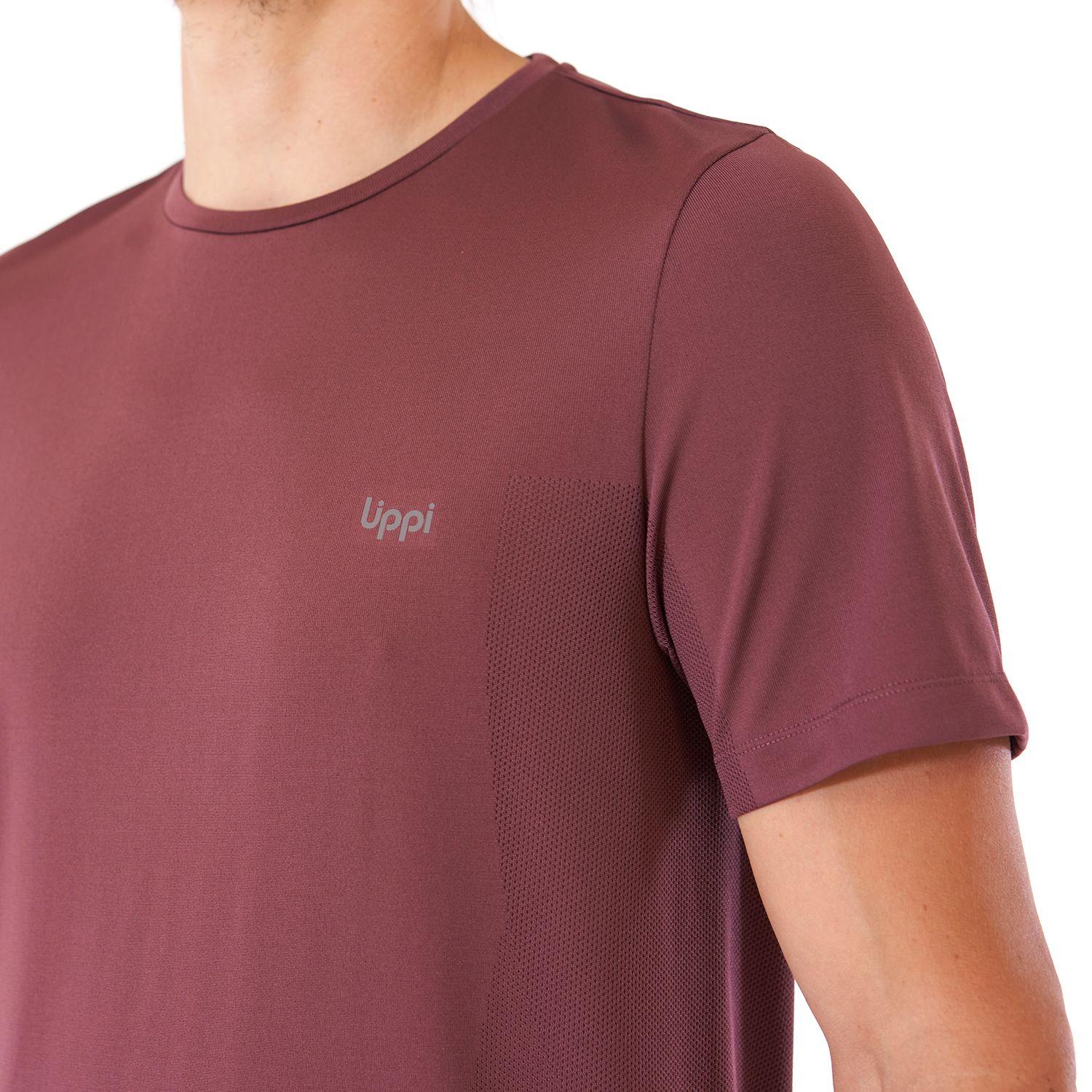 Polera Hombre B Ready Seamless T-Shirt Rojo Oscuro Lippi-4