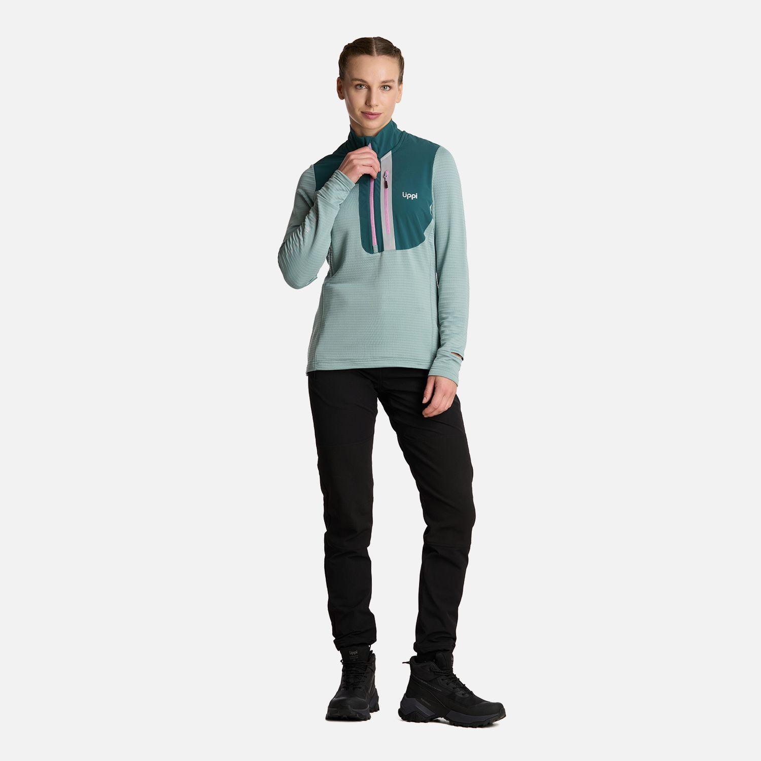 Polerón Mujer Karova Nano-f 14 Zip Jade Lippi I25-5