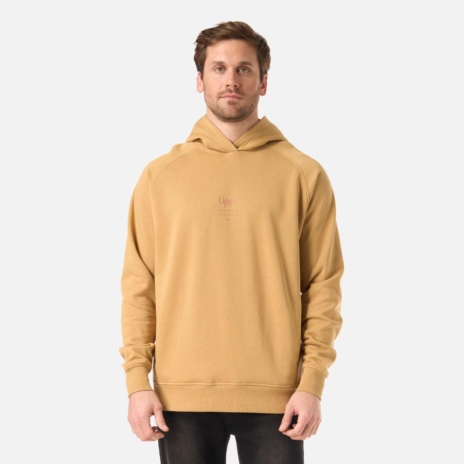 Polerón Hombre Ulmo Light Hoody Sweatshirt Mostaza Lippi V26-0