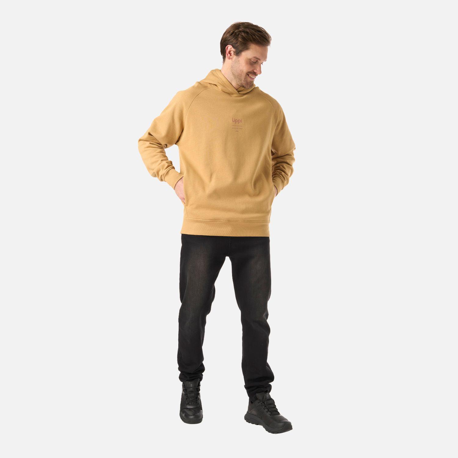 Polerón Hombre Ulmo Light Hoody Sweatshirt Mostaza Lippi V26-5