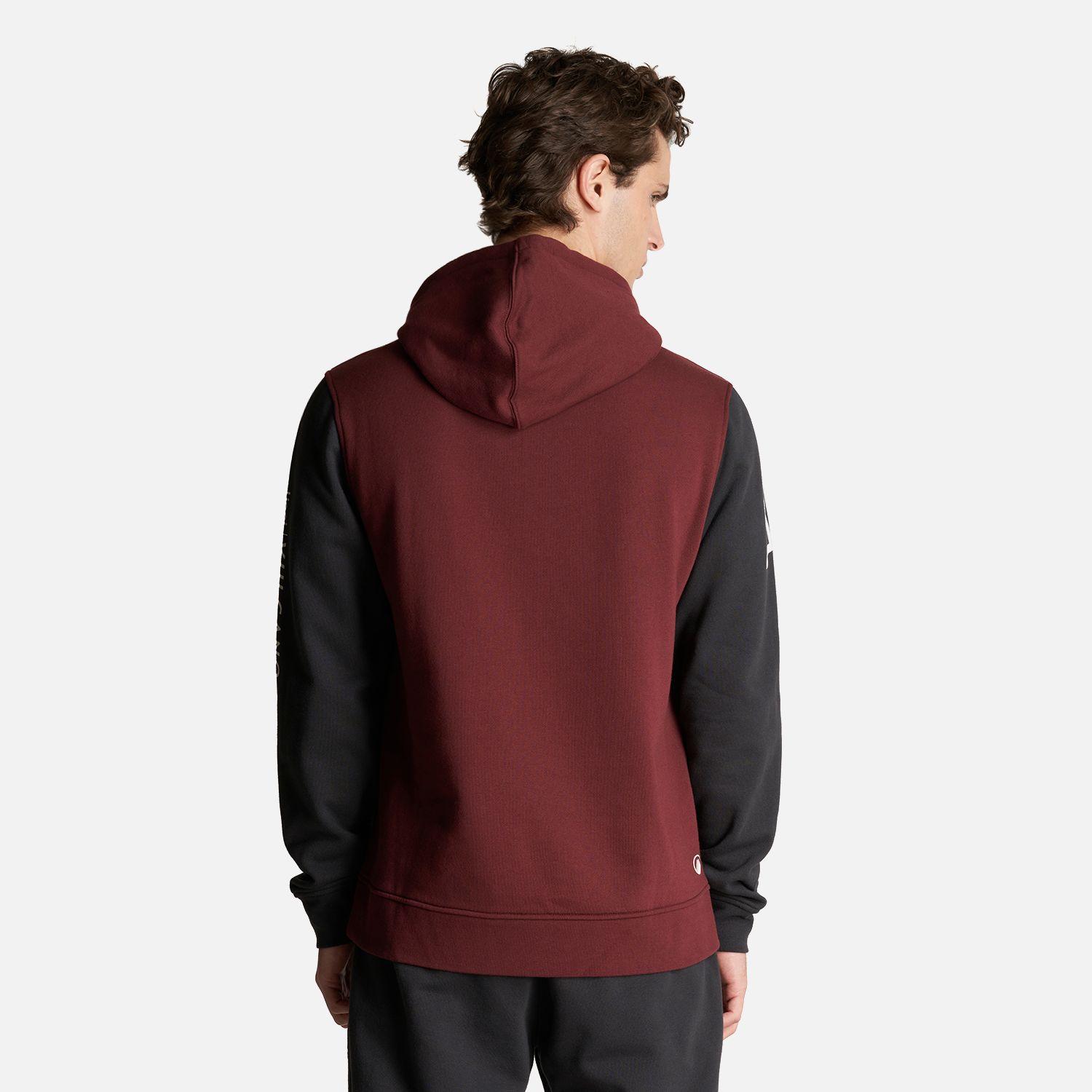 Poleron Hombre Insigne Vulcano Hoody Sweatshirt Burdeo Lippi-5
