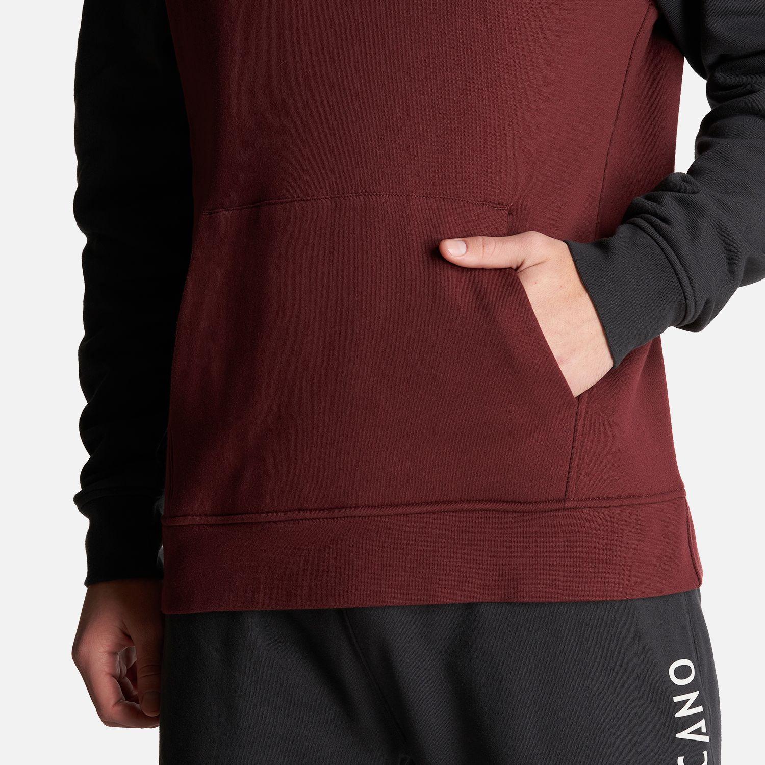 Poleron Hombre Insigne Vulcano Hoody Sweatshirt Burdeo Lippi-7