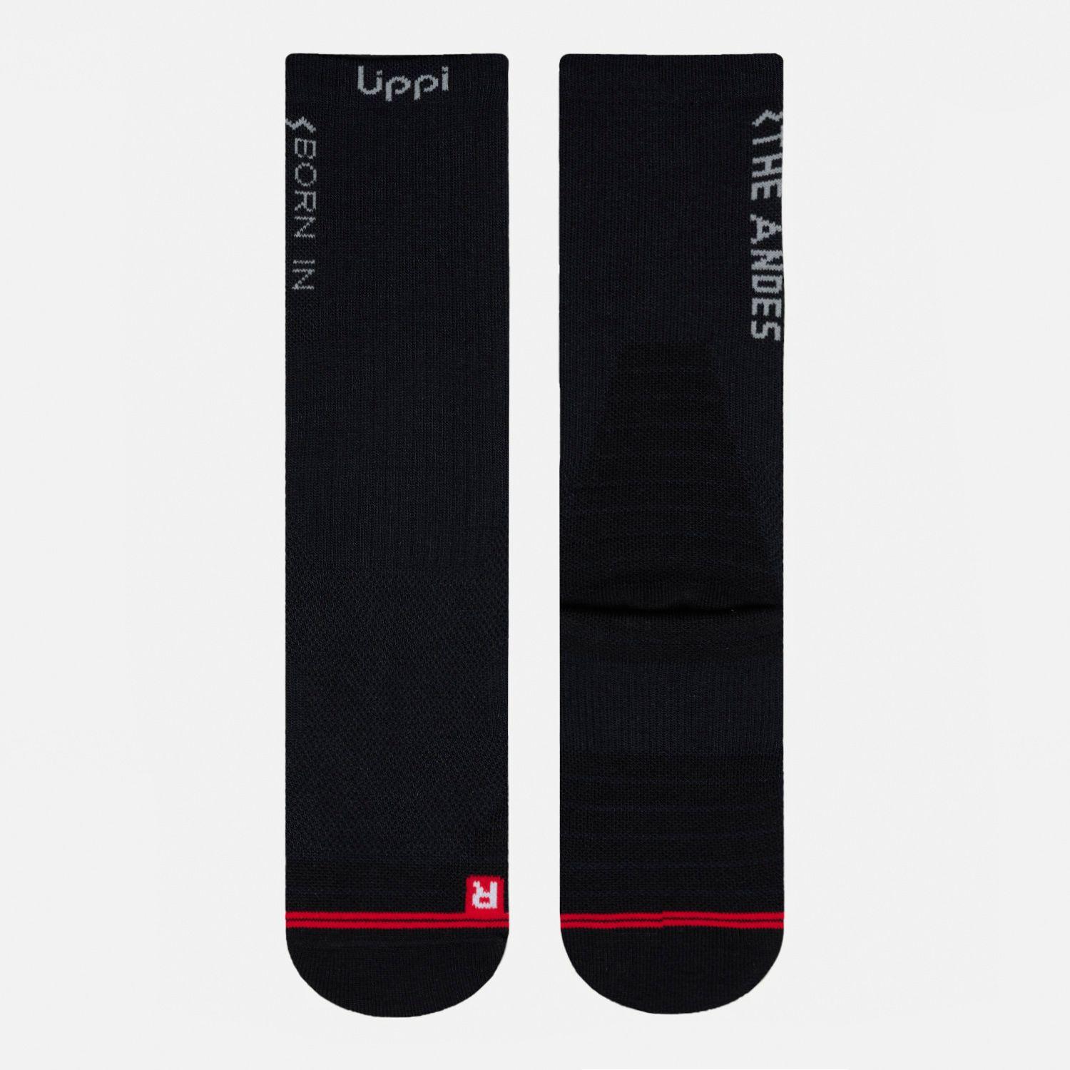 Calcetines Mujer Duo Trekking Light Pack Negro Rosado Oscuro Lippi V26-1