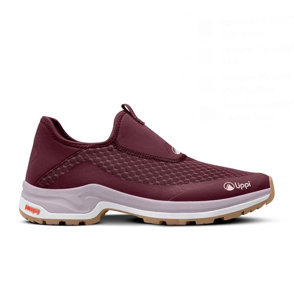 Zapatilla Mujer Panal III Burdeo Lippi-0
