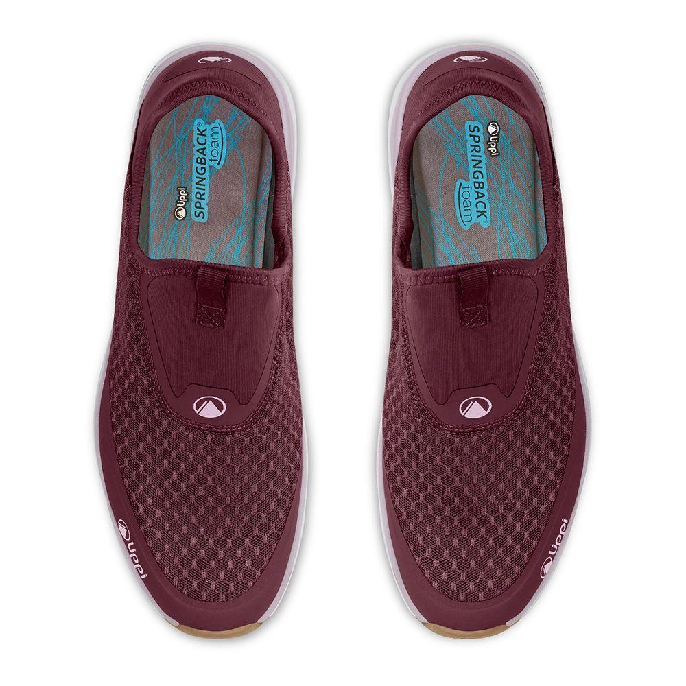 Zapatilla Mujer Panal III Burdeo Lippi-5