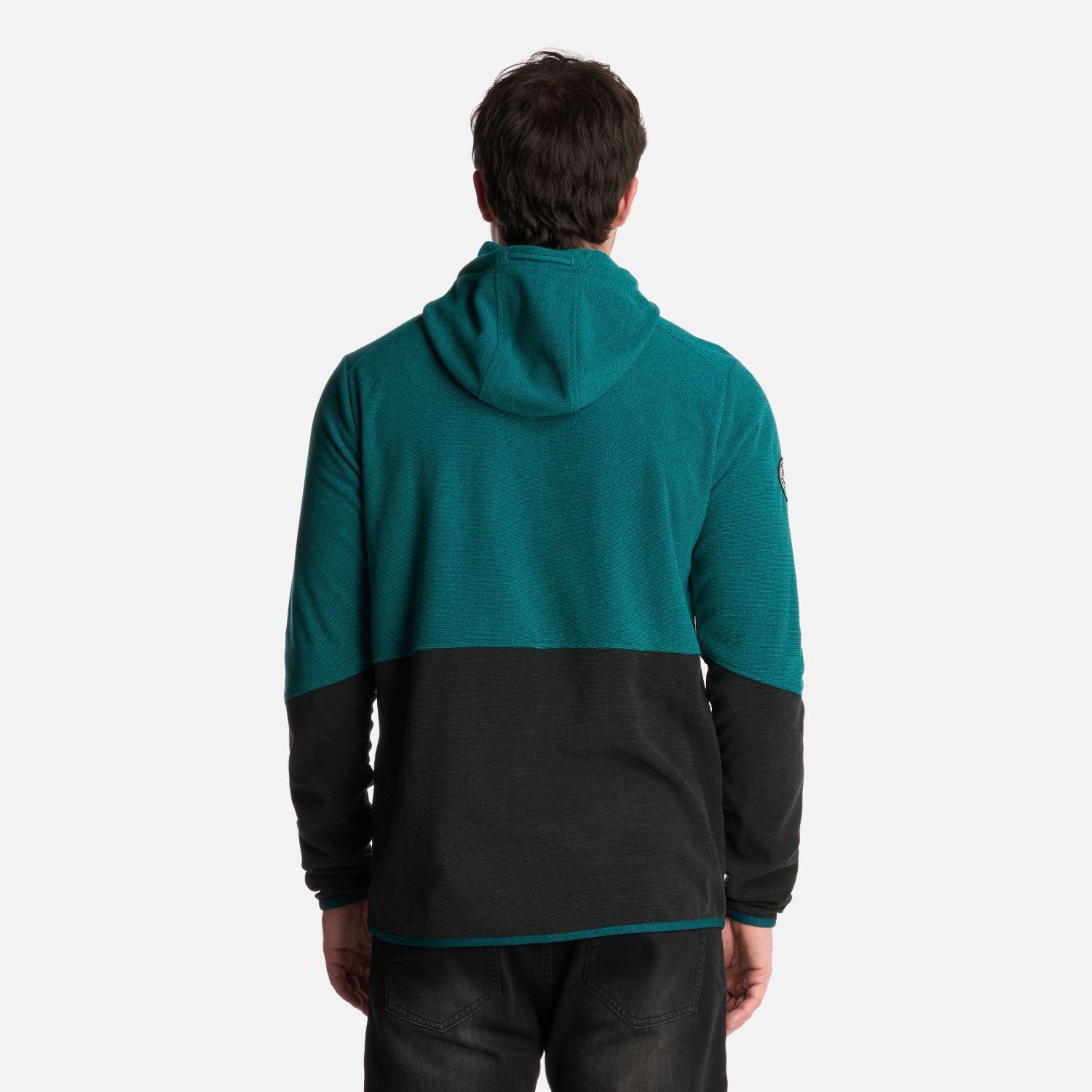 Polerón Hombre Stripes Nano-F Full Zip Hoody Petroleo Lippi-2