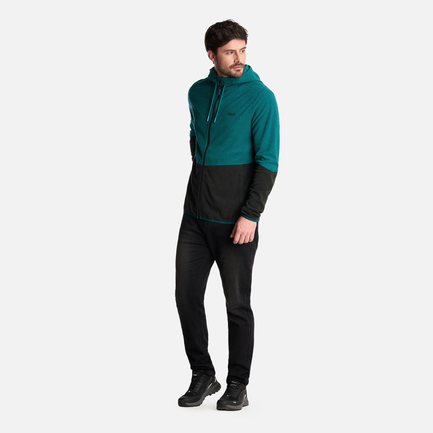 Polerón Hombre Stripes Nano-F Full Zip Hoody Petroleo Lippi-5