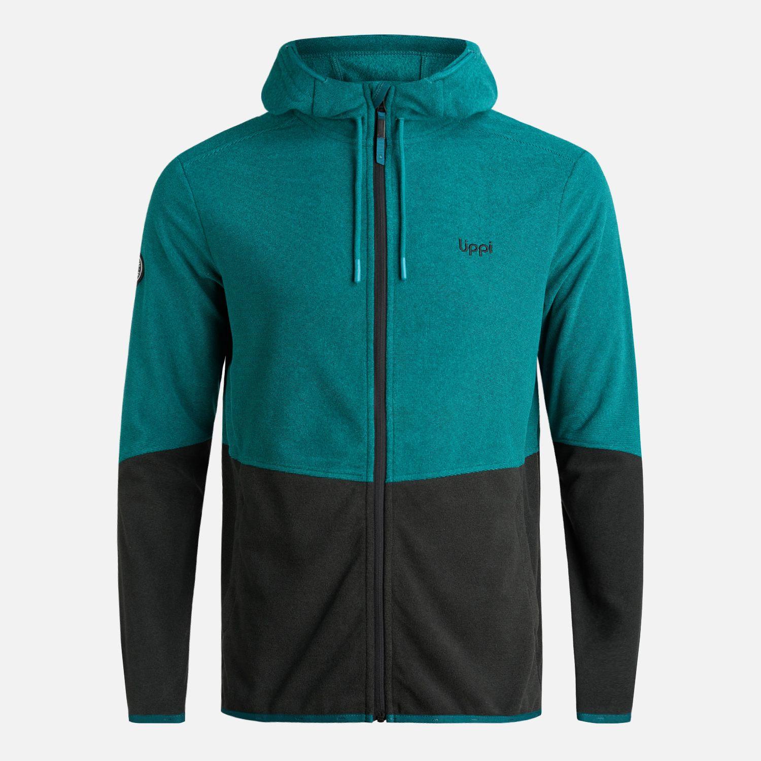 Polerón Hombre Stripes Nano-F Full Zip Hoody Petroleo Lippi-6