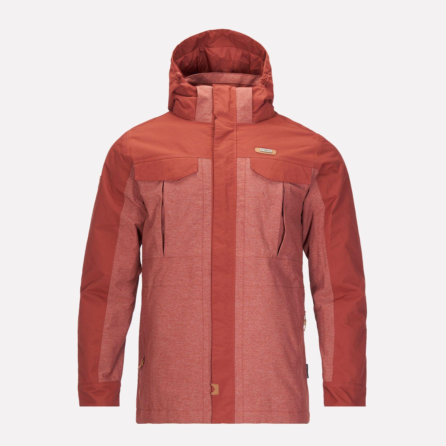 Chaqueta Hombre Grove B-Dry Hoody Jacket Melange Terracota Lippi-0