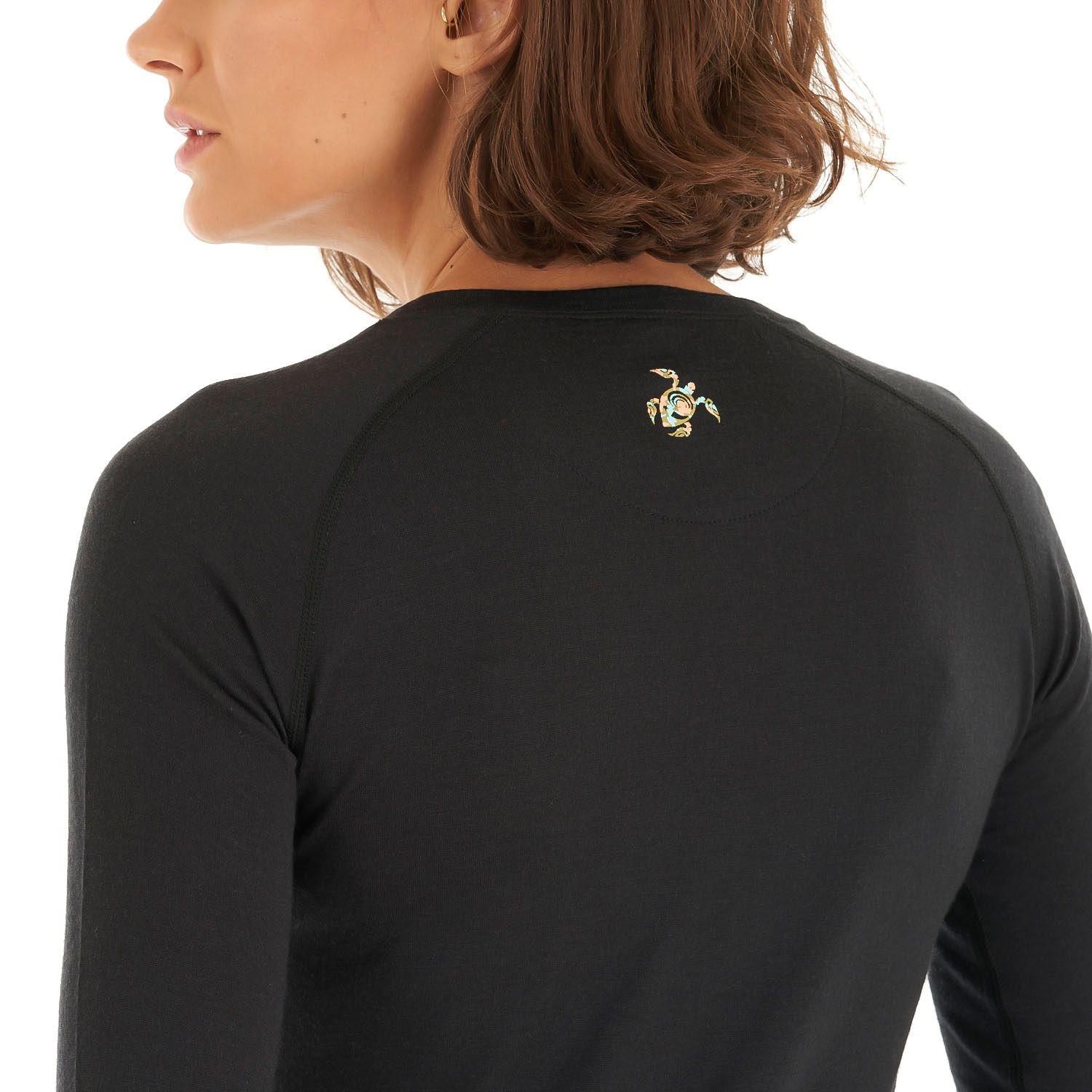 Primera Capa Mujer Carnero Top Negro Haka Honu I25-7