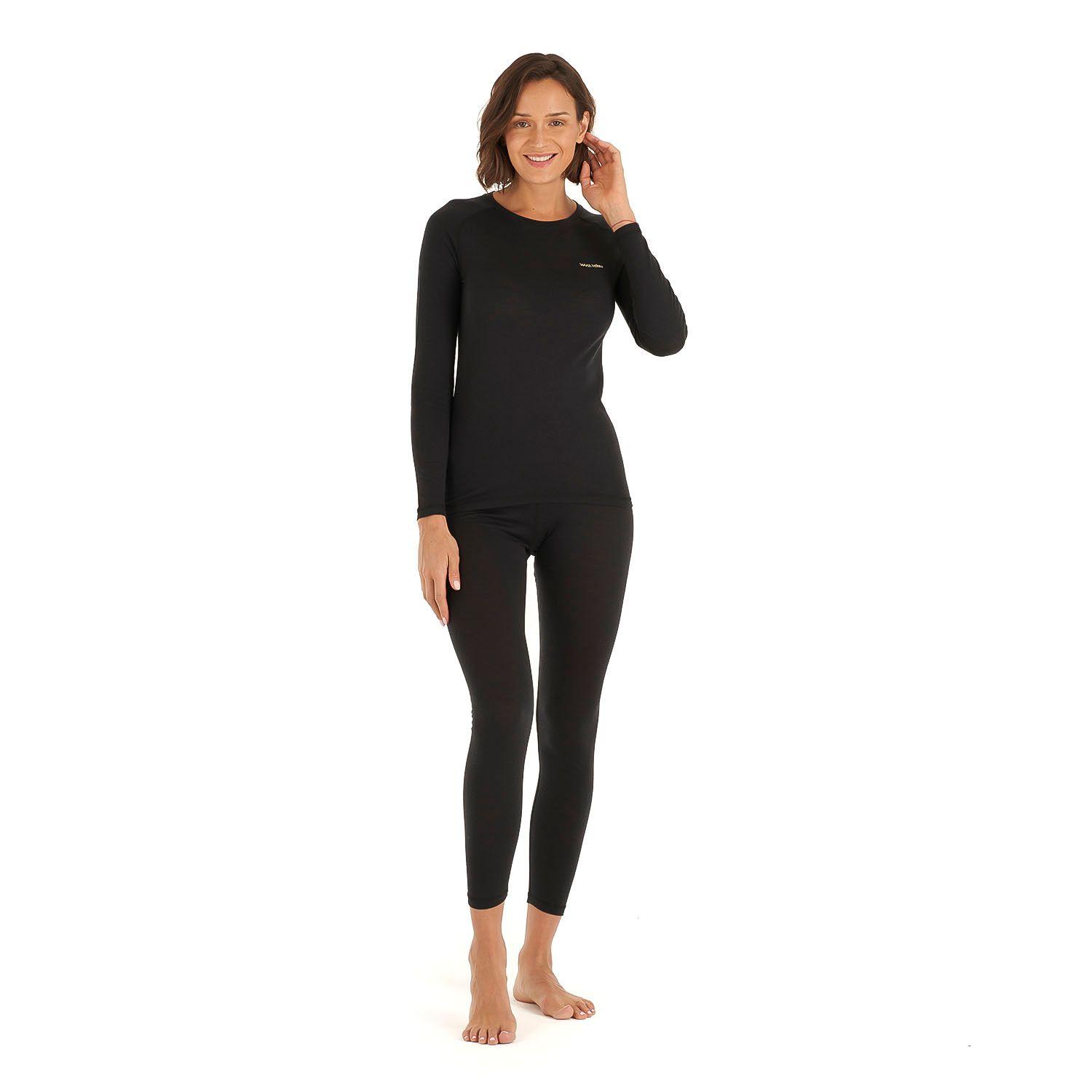 Primera Capa Mujer Carnero Top Negro Haka Honu I25-8