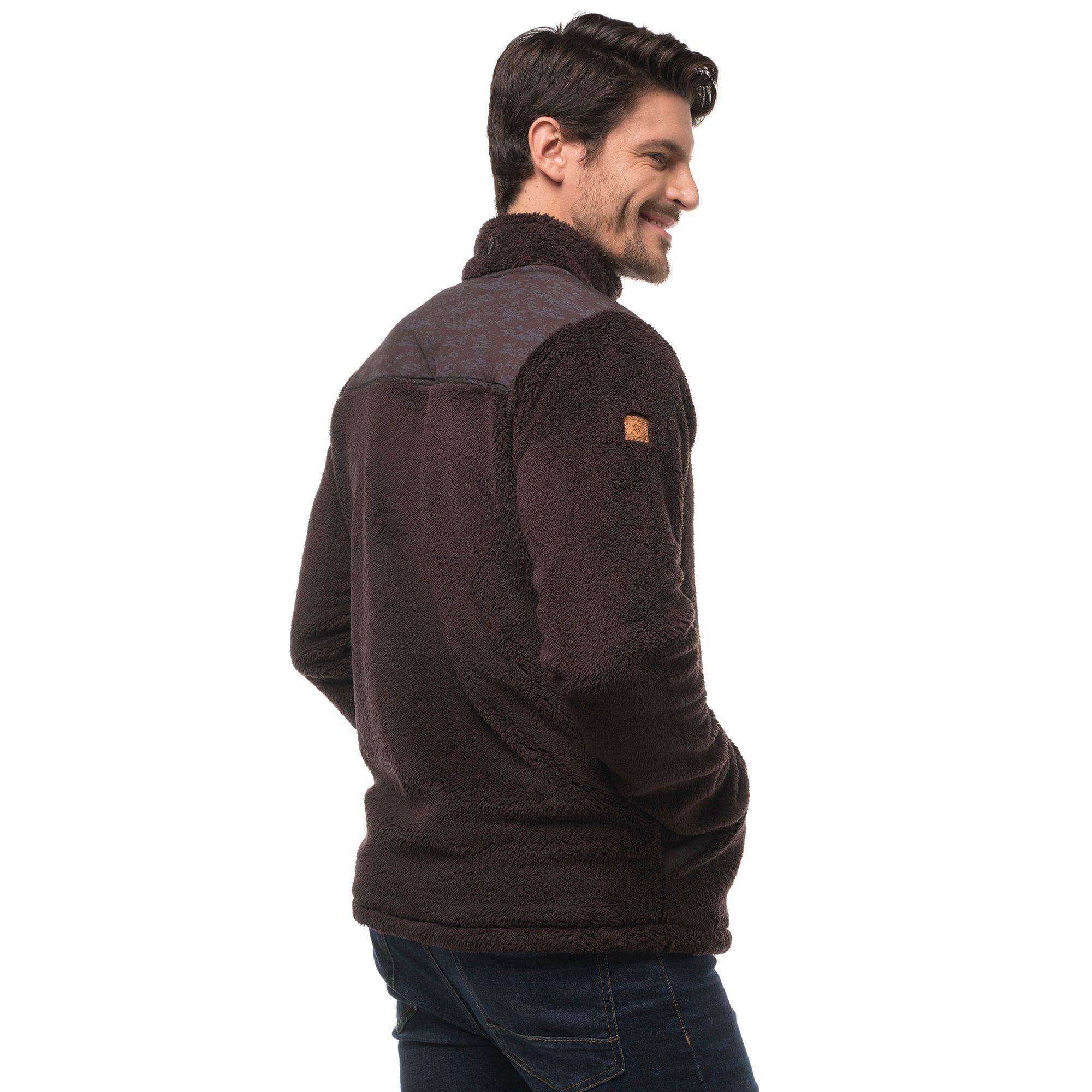 Poleron Hombre Baggy Sweatshirt Cafe Oscuro Lippi-2