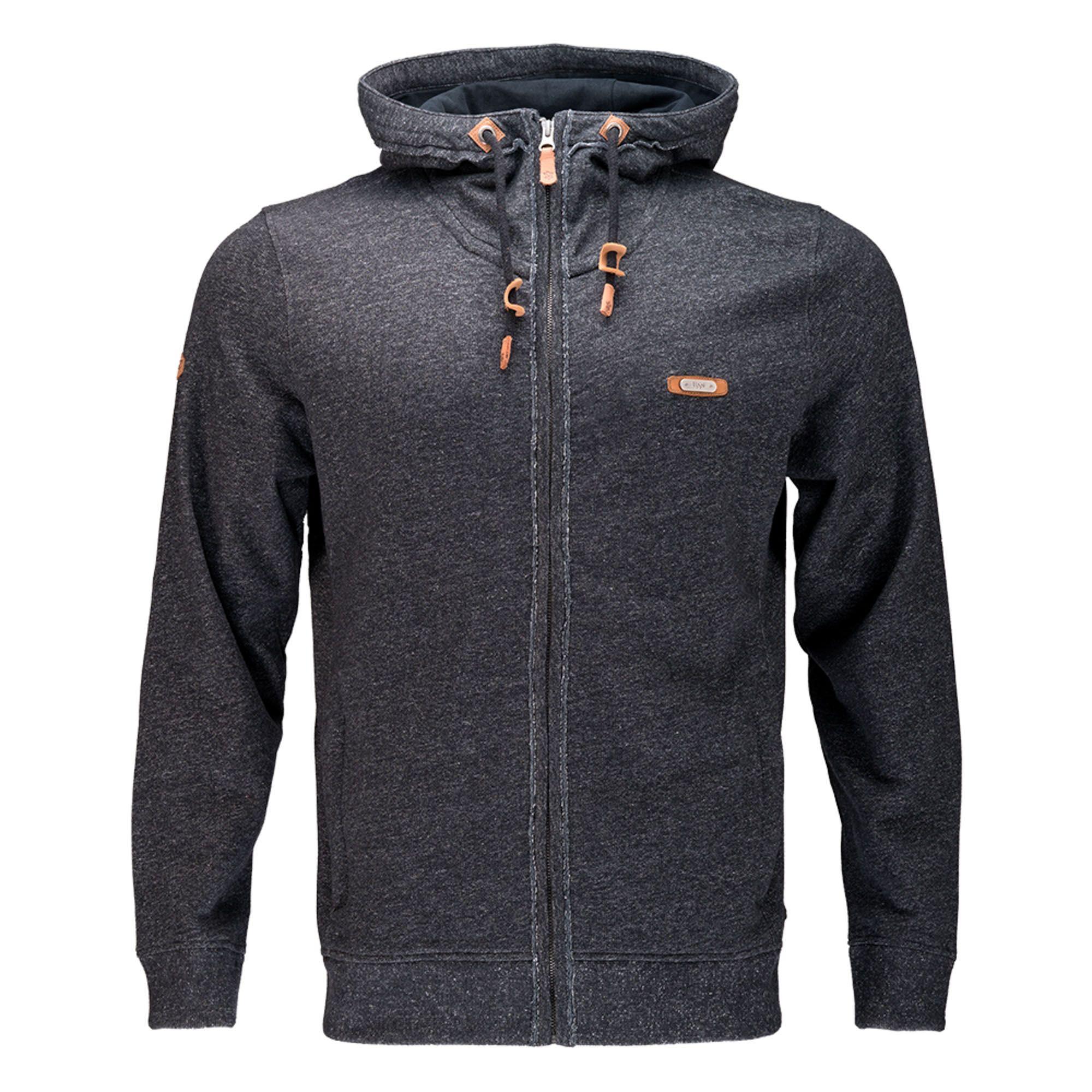 Poleron Hombre Spirit Cotton Hoody Melange Grafito Lippi-0