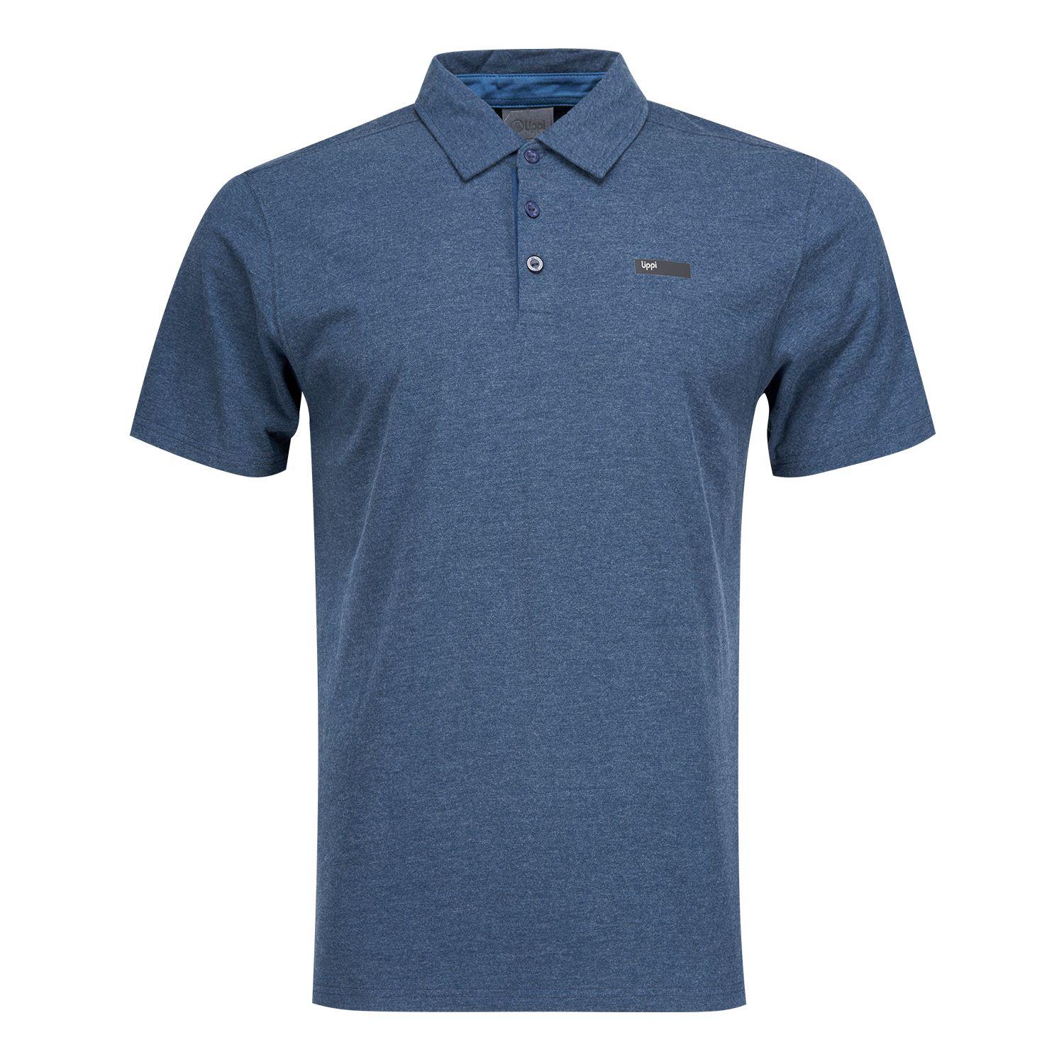 Polera Hombre Jet Polo Melange Azul Marino Lippi V21-0