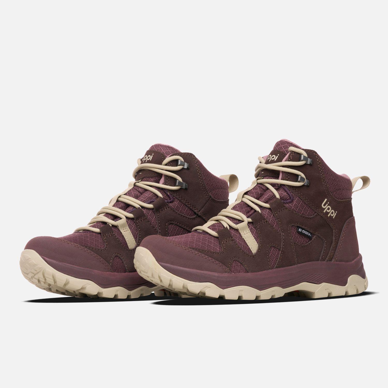 Botín Mujer Tellus Mid Uva Oscuro Lippi I26-3