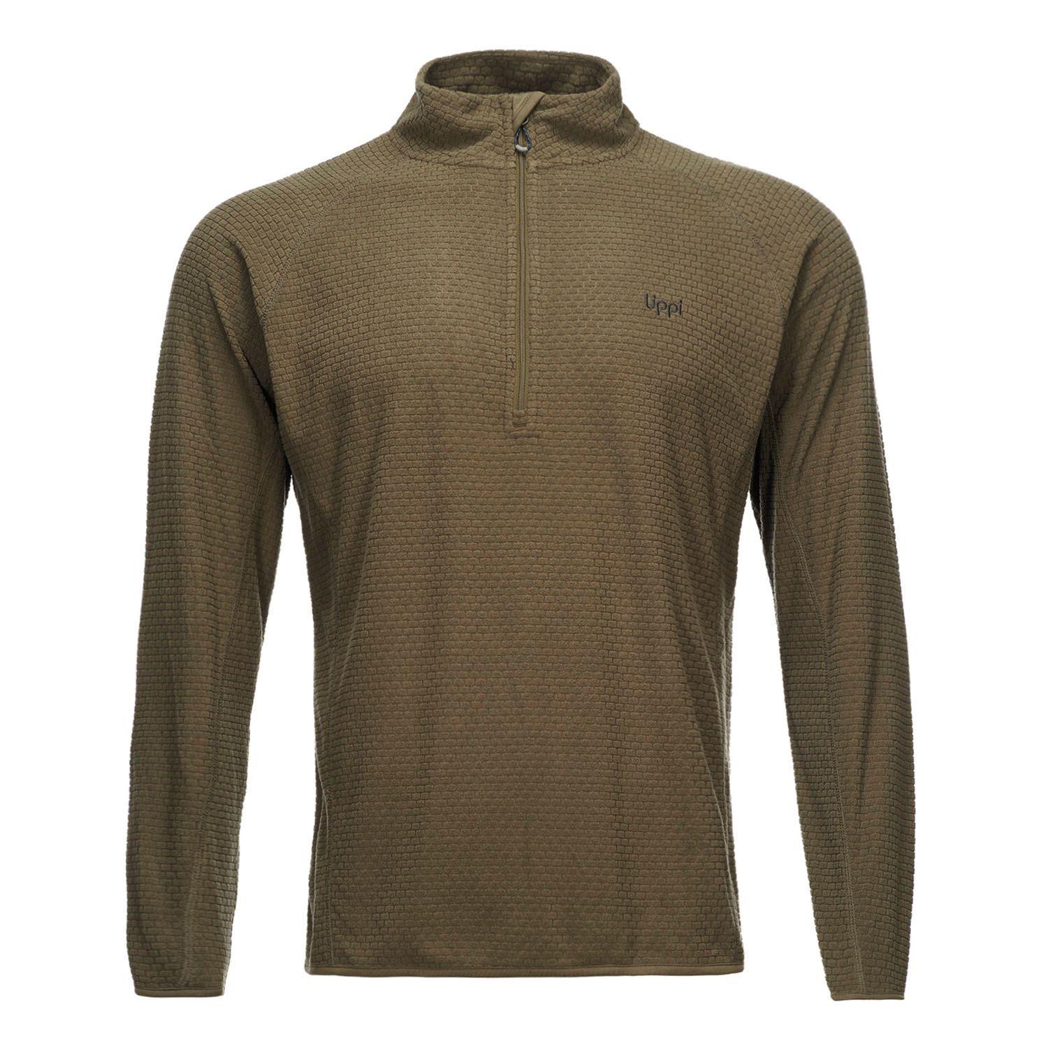 Poleron Hombre Jacaranda Nano-F 14 Zip Verde Oscuro Lippi-0
