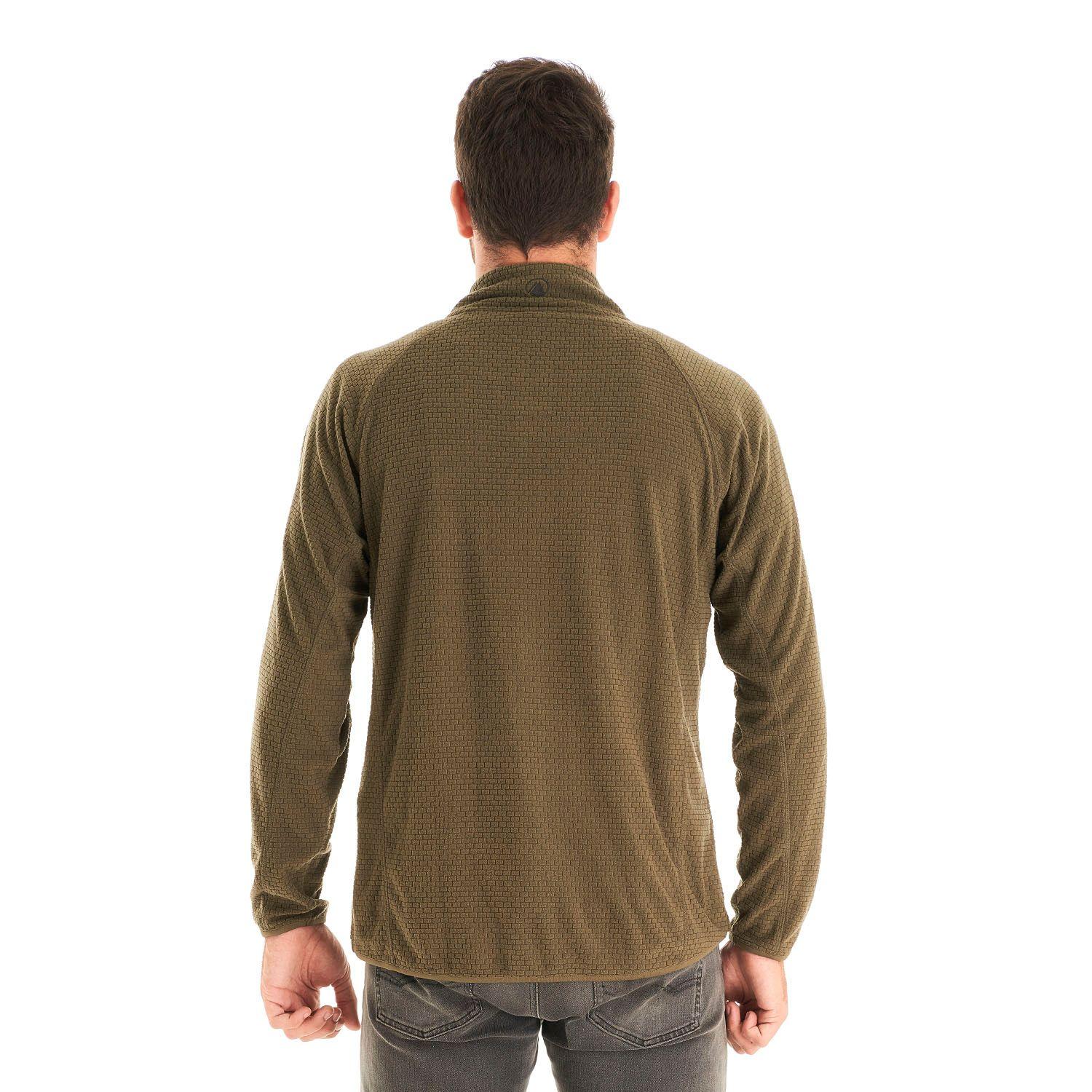 Poleron Hombre Jacaranda Nano-F 14 Zip Verde Oscuro Lippi-5