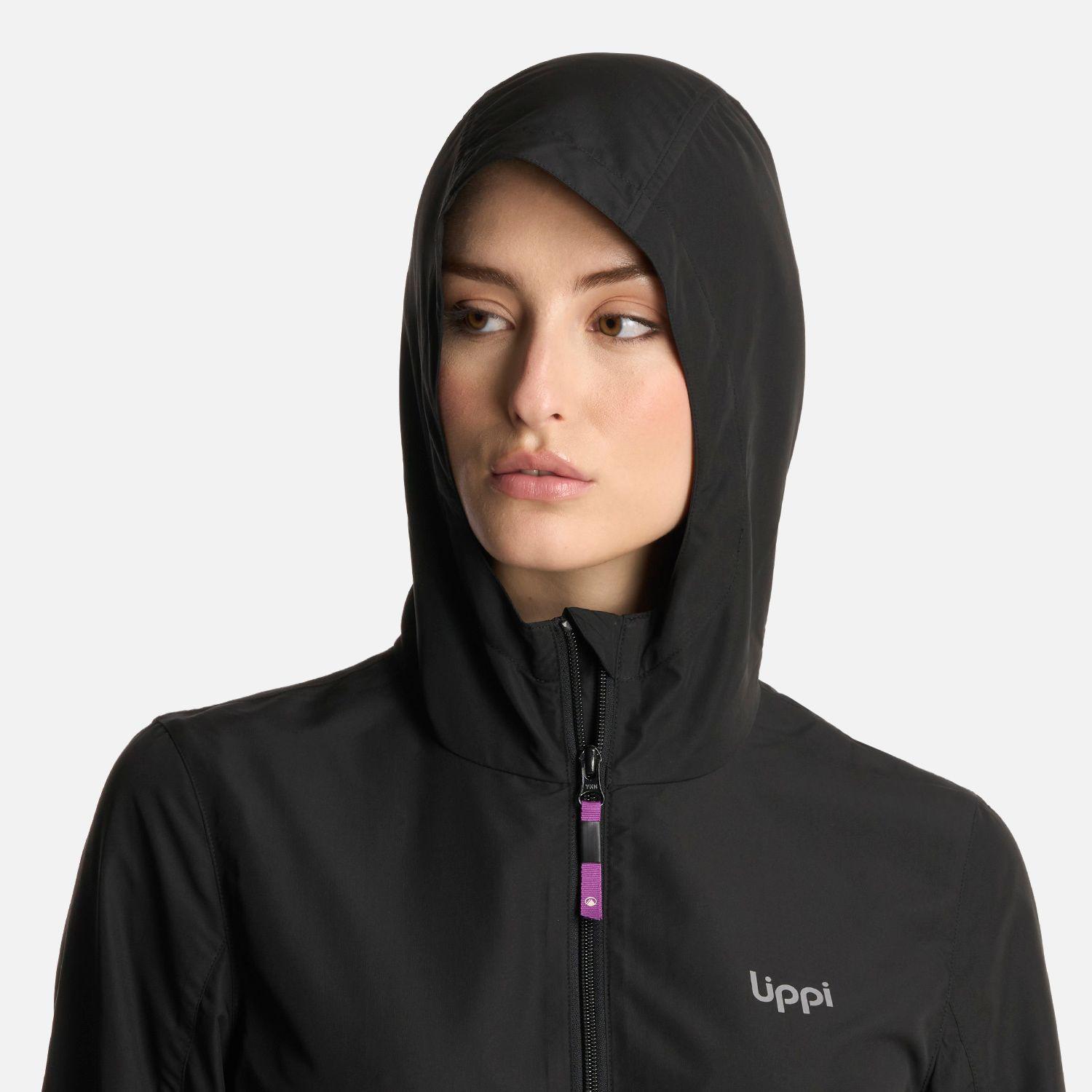 Chaqueta Mujer Nightfall WindBreaker Hoody Negro Lippi-3