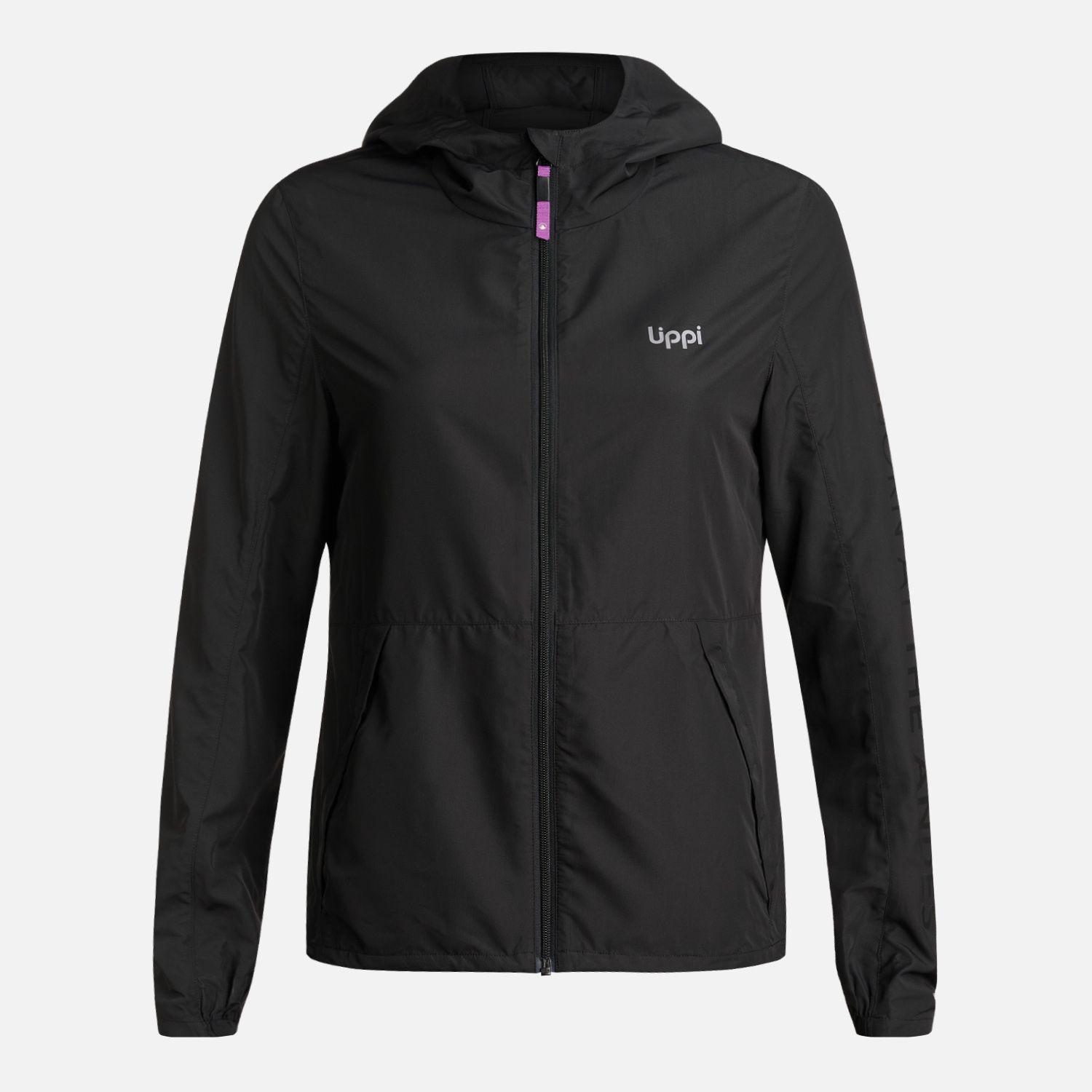 Chaqueta Mujer Nightfall WindBreaker Hoody Negro Lippi-7