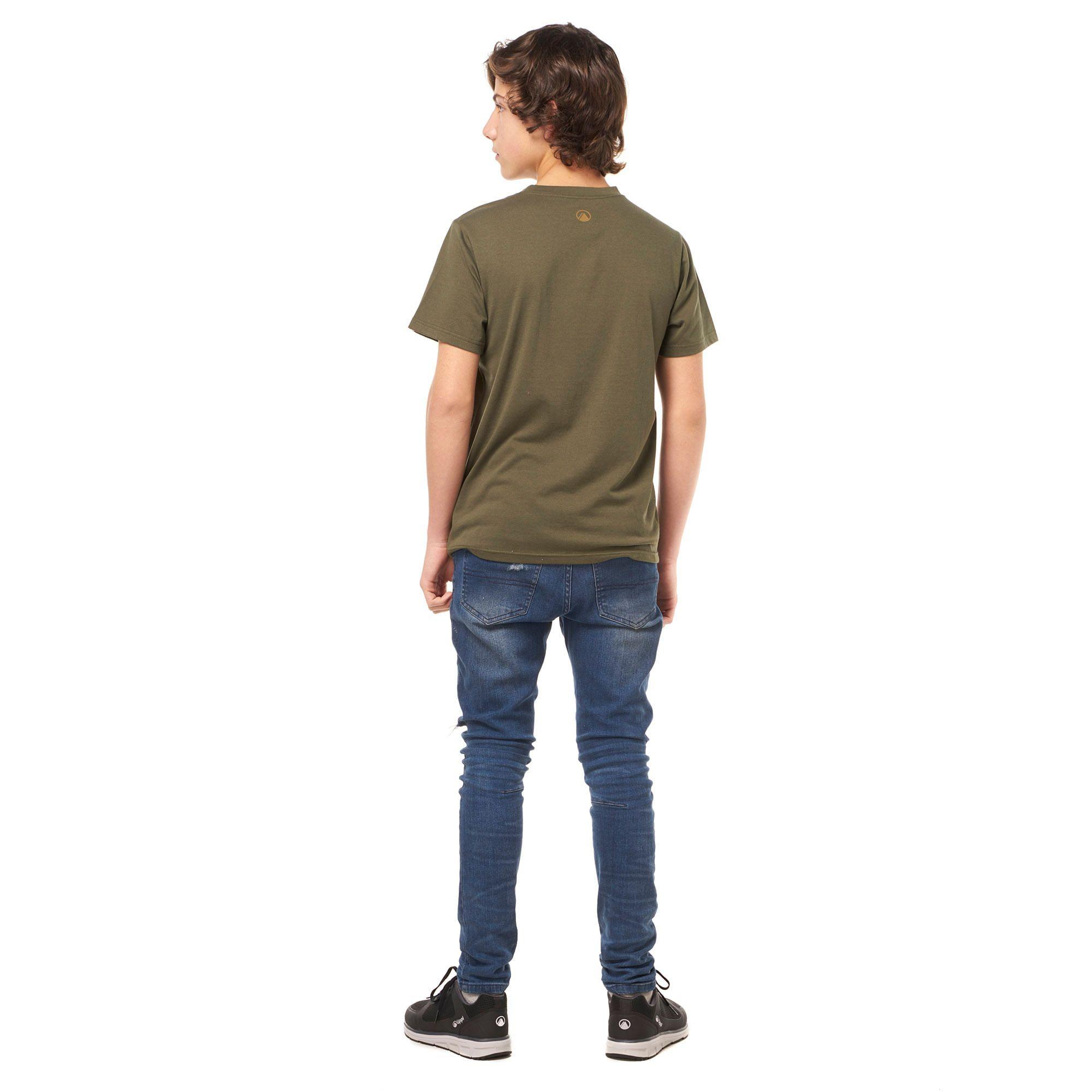 Polera Teen Boy Wild UV-Stop T-Shirt Blanco Lippi-4