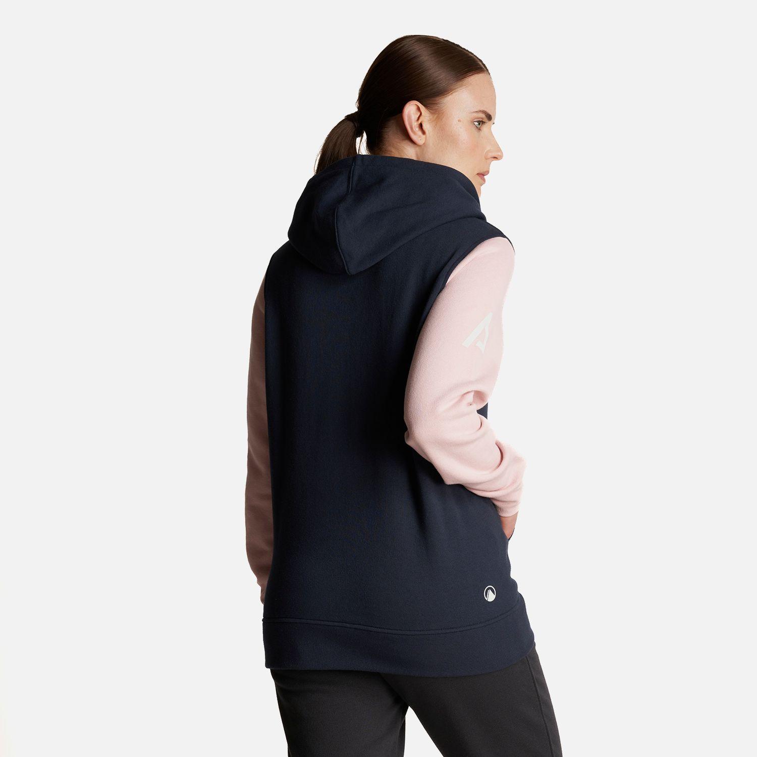 Poleron Mujer Insigne Vulcano Hoody Sweatshirt Azul Marino Lippi-4