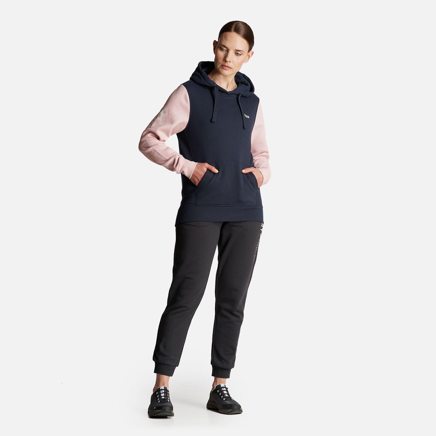 Poleron Mujer Insigne Vulcano Hoody Sweatshirt Azul Marino Lippi-6