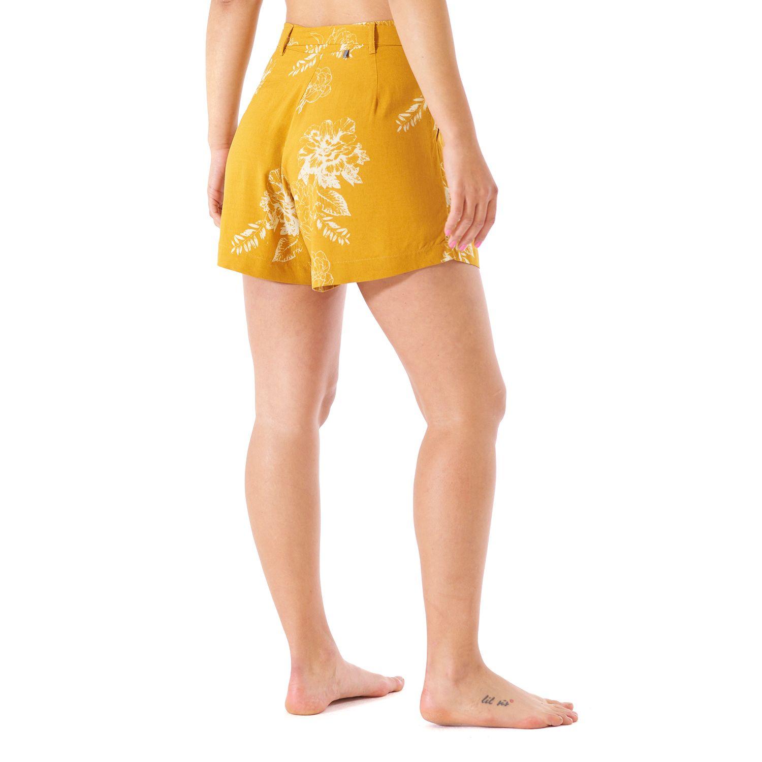 Short Mujer Shortiza Amarillo Haka Honu-3
