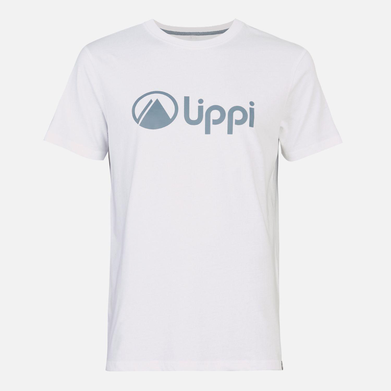 Polera Hombre Logo Lippi T-Shirt Blanco azul Lippi-0