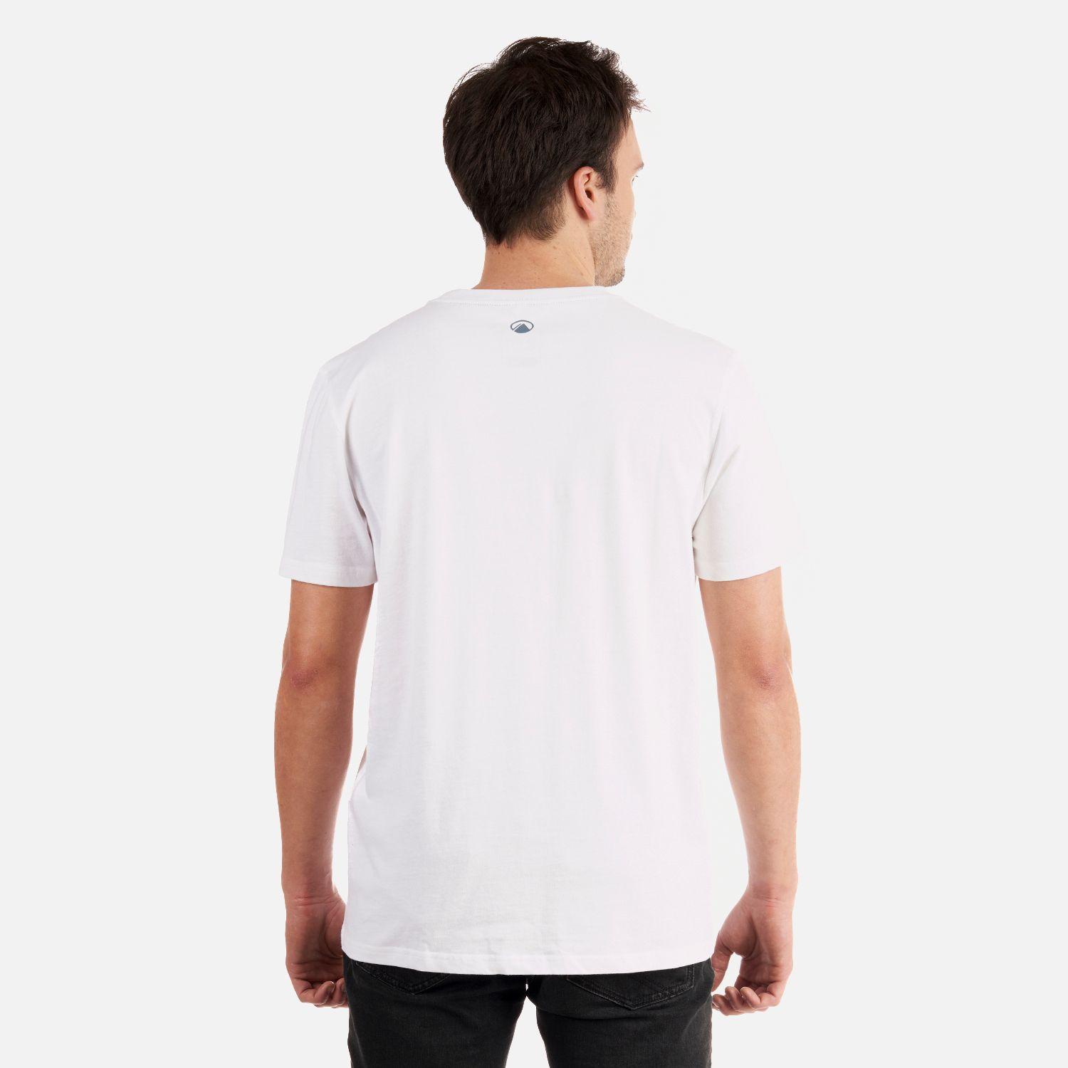 Polera Hombre Logo Lippi T-Shirt Blanco azul Lippi-4