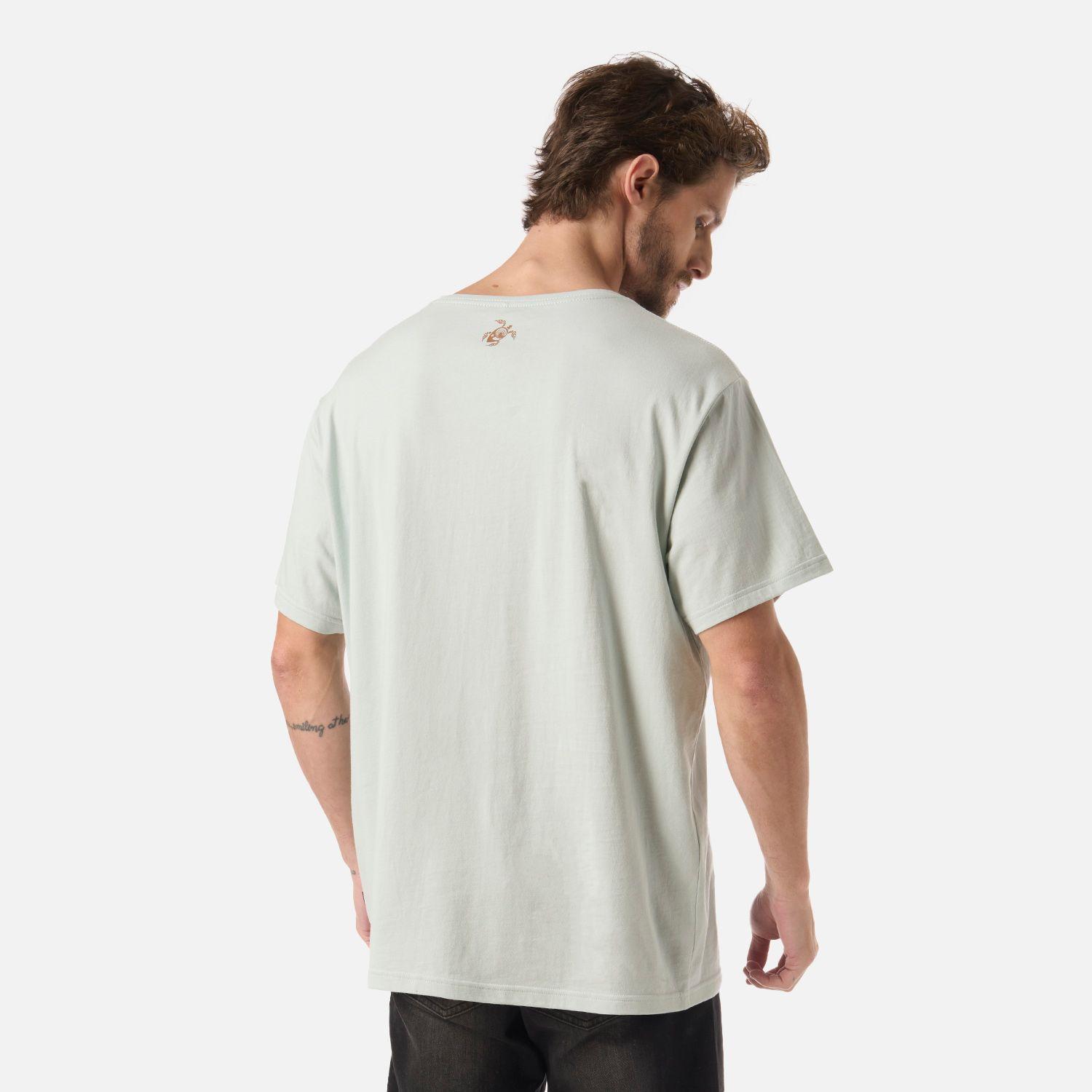 Polera Hombre Logo Celeste Haka Honu-2