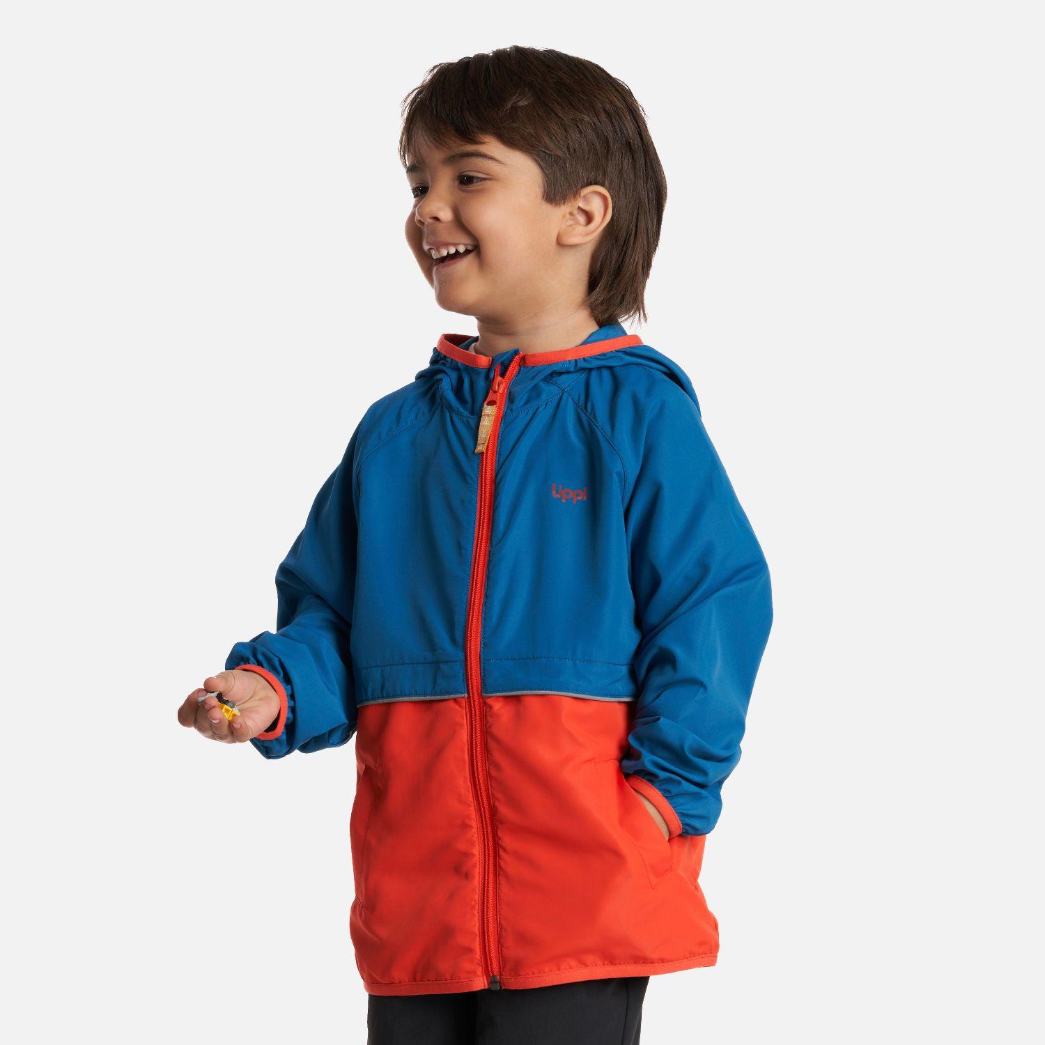 Chaqueta Niño Nightfall Windbreaker Hoody Jacket Azul Lippi-2