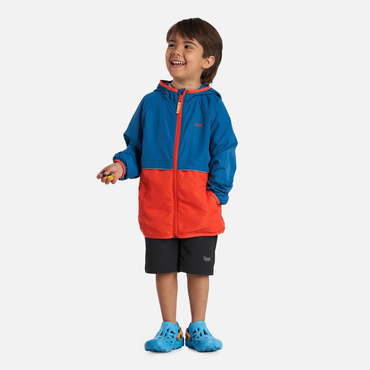 Chaqueta Niño Nightfall Windbreaker Hoody Jacket Azul Lippi-5