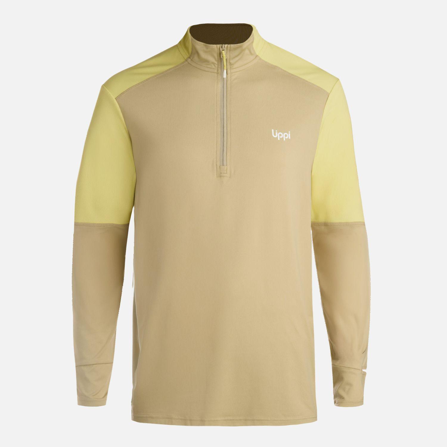 Polerón Hombre Puerto Trucco 1/4 Zip Verde Oliva Lippi V26-5