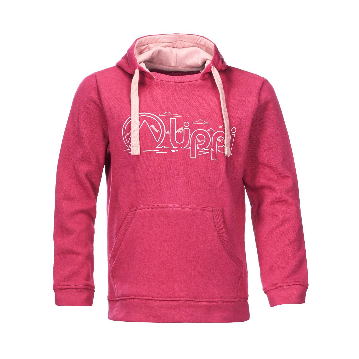 Poleron Niña Insigne Hoody Sweatshirt Frambuesa Lippi-0