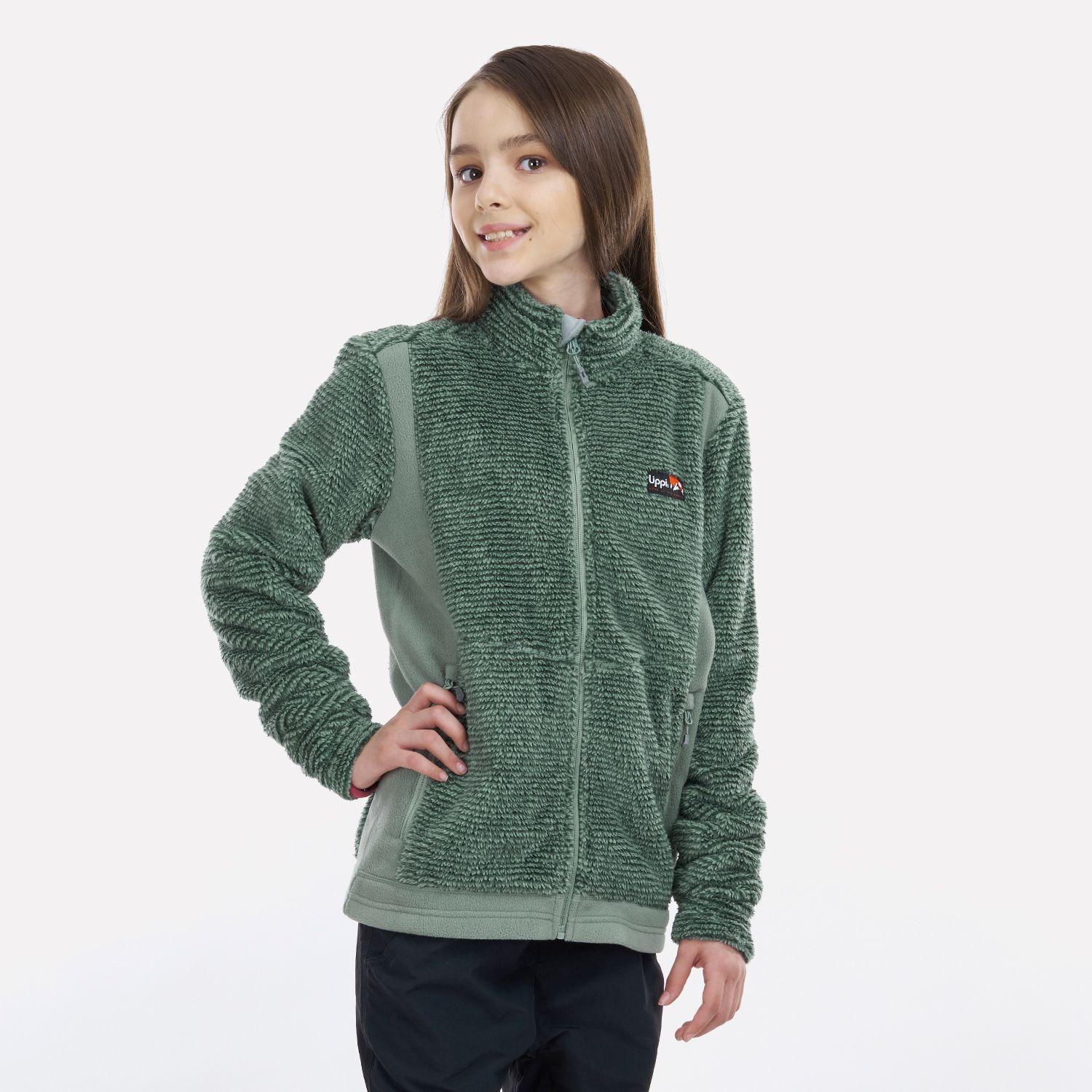 Chaqueta Teen Girl Ferret Shaggy-Pro Jacket Verde Grisaceo Lippi-1