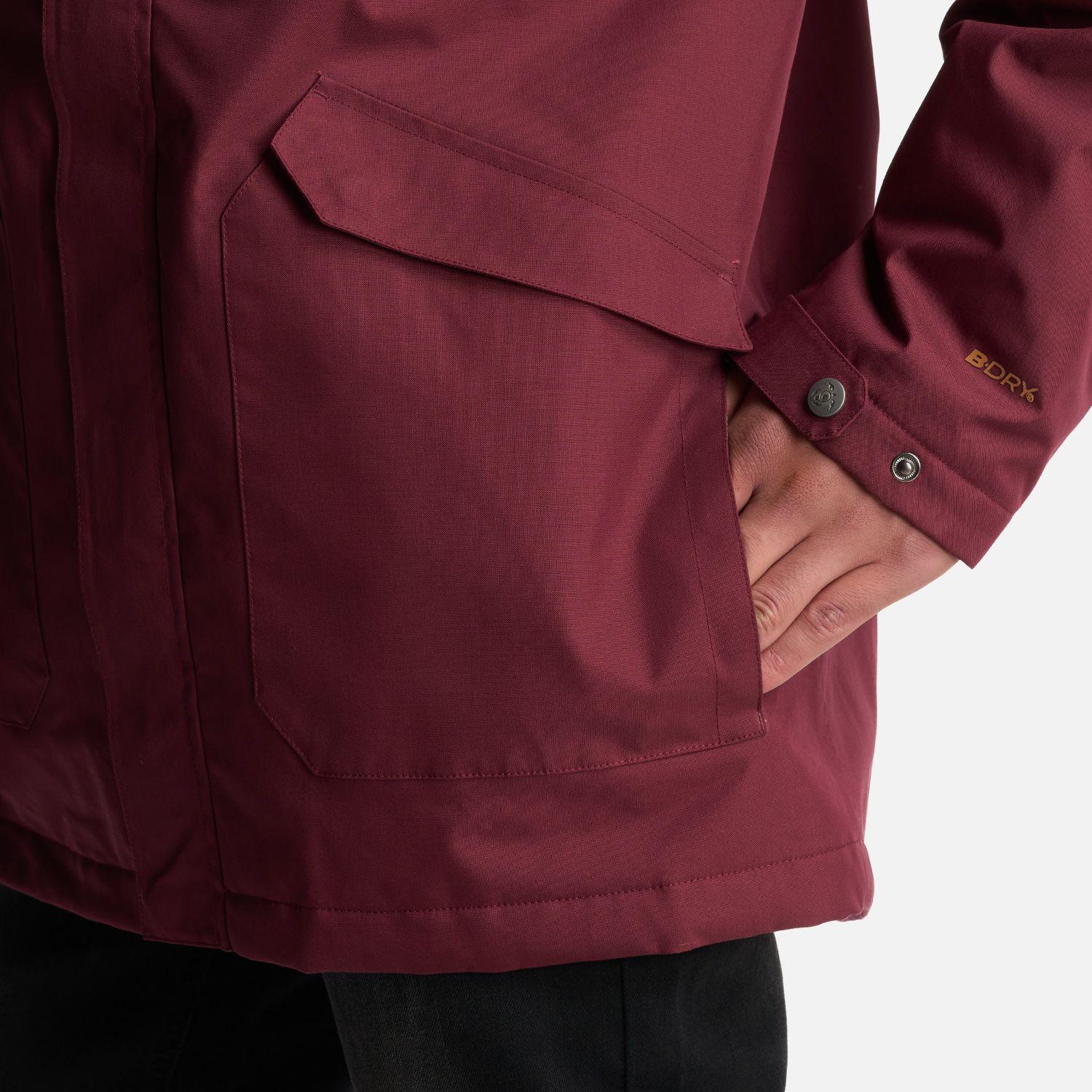 Chaqueta Hombre Yak Burdeo Haka Honu I24-8
