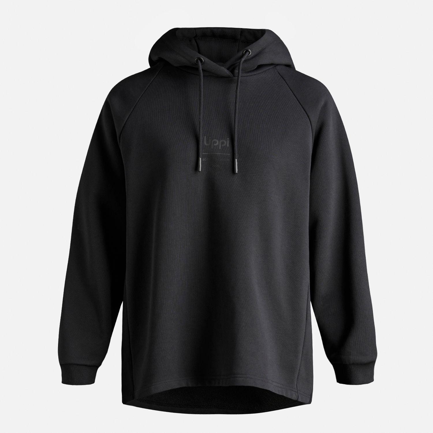 Polerón Mujer Heavy Duty Hoody Sweatshirt Negro Lippi I25-6