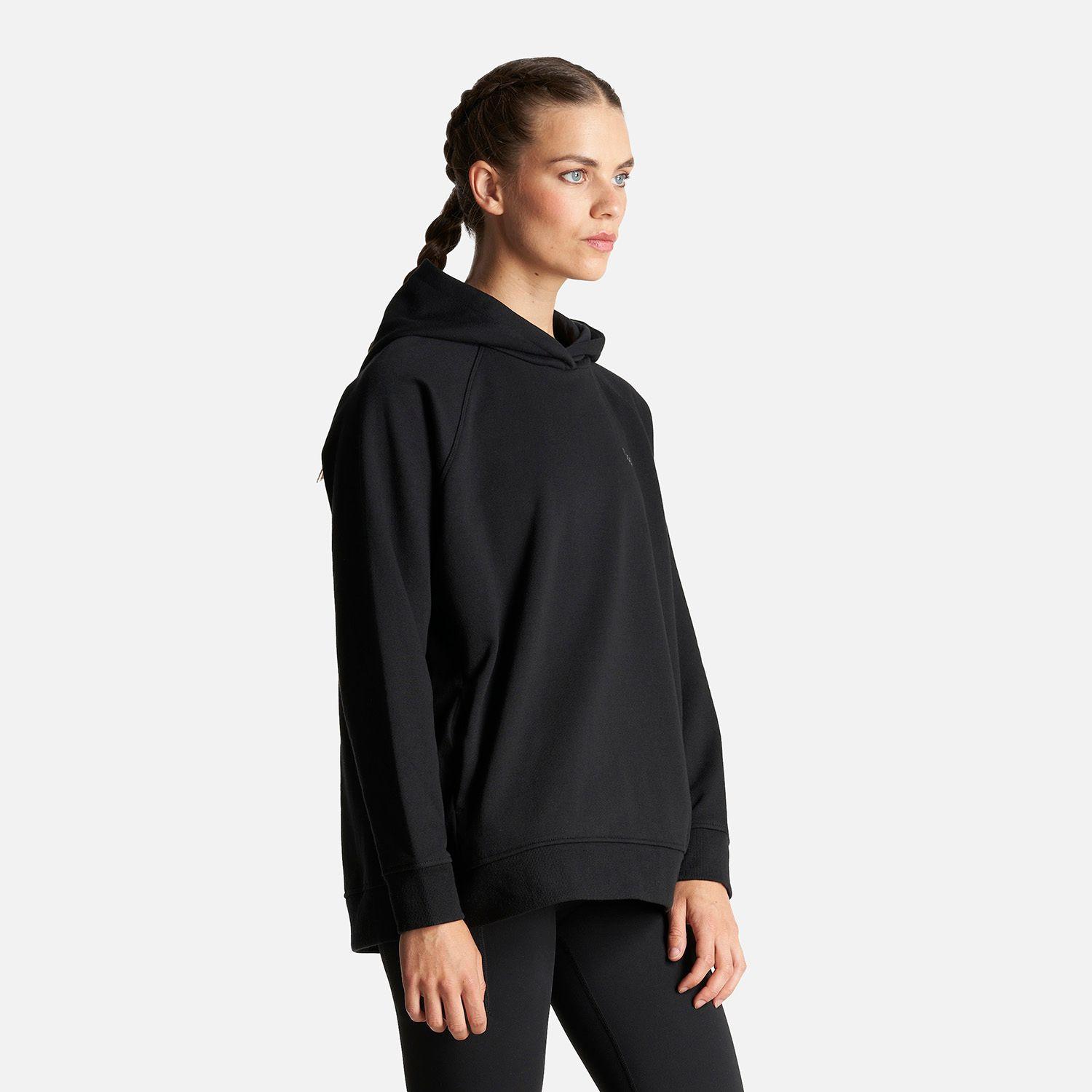 Poleron Mujer Ulmo Hoody Sweatshirt Negro Lippi I23-2