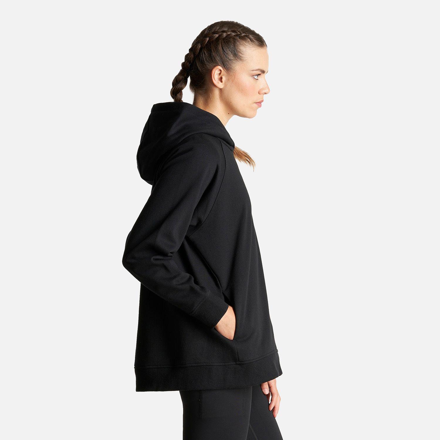 Poleron Mujer Ulmo Hoody Sweatshirt Negro Lippi I23-3