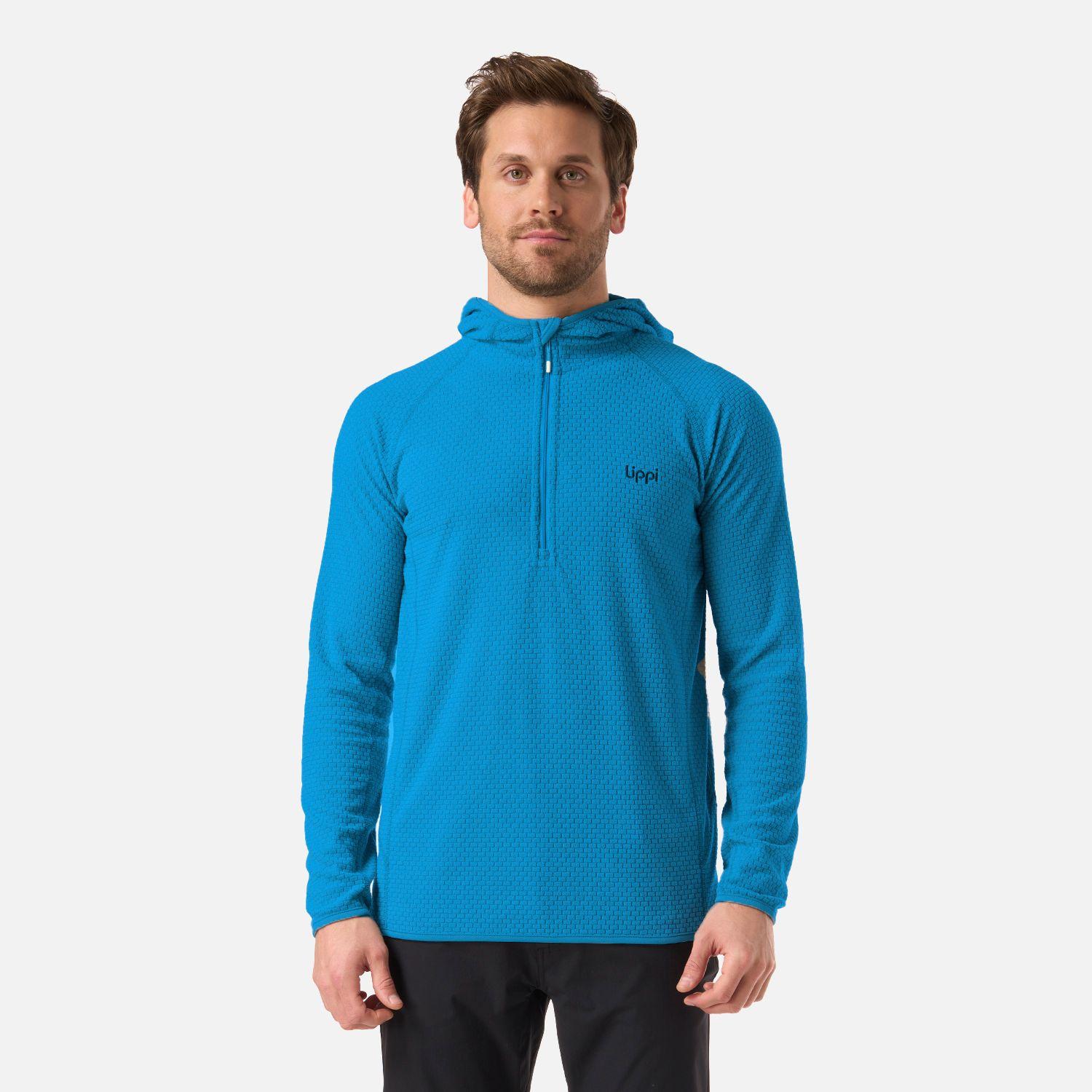 Polerón Hombre Jacaranda Nano-F 1/4 Zip Hoody Azul Oscuro Lippi V26-0