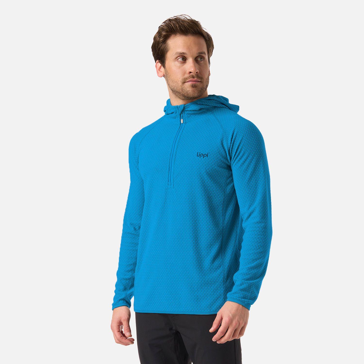 Polerón Hombre Jacaranda Nano-F 1/4 Zip Hoody Azul Oscuro Lippi V26-1