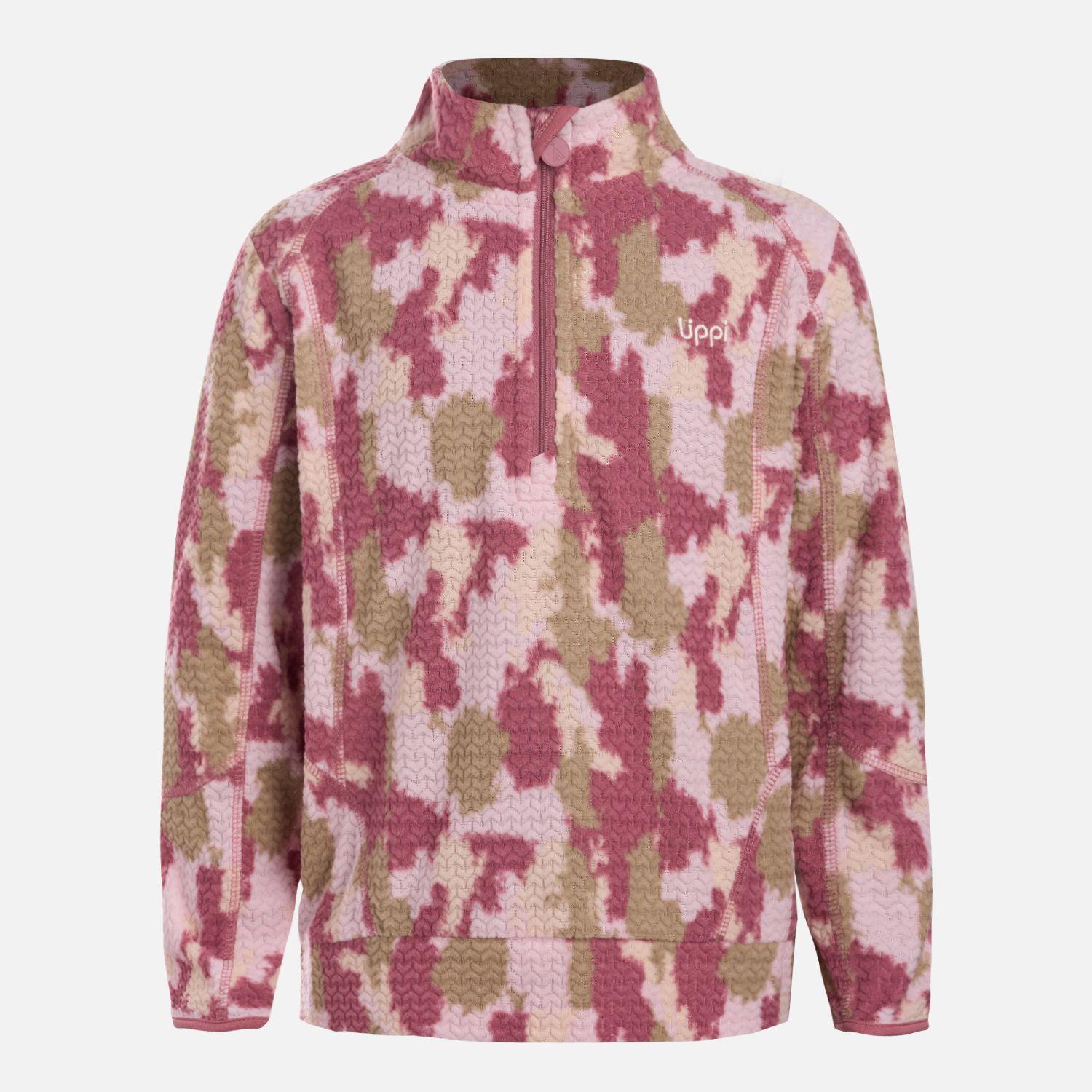 Polerón Niña Saltamontes Nano-F 1/4 Zip Print Damasco Lippi V26-5