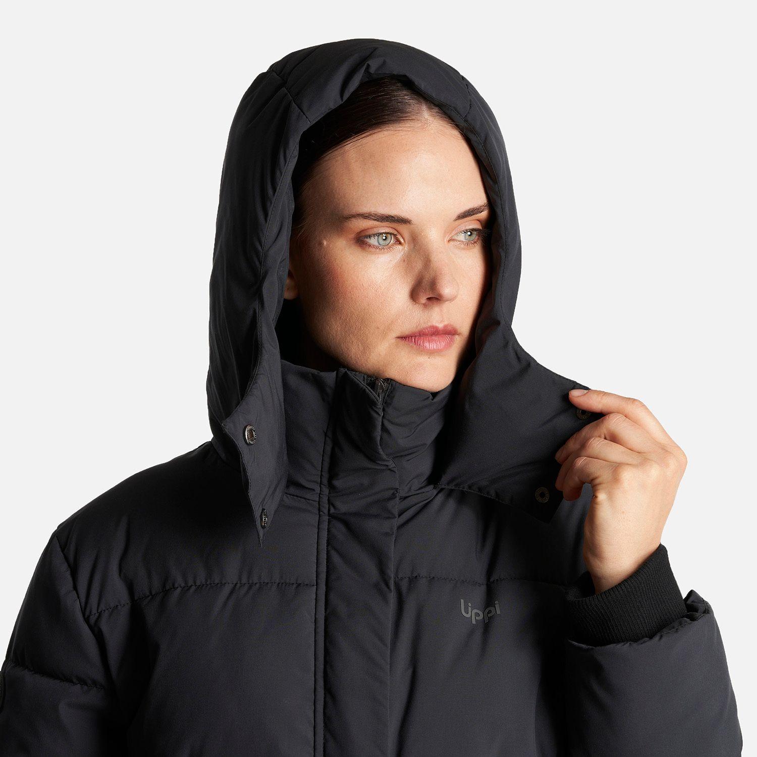 Chaqueta Mujer Rivera Sur Long Steam-Pro Hoody Jacket Negro Lippi-4