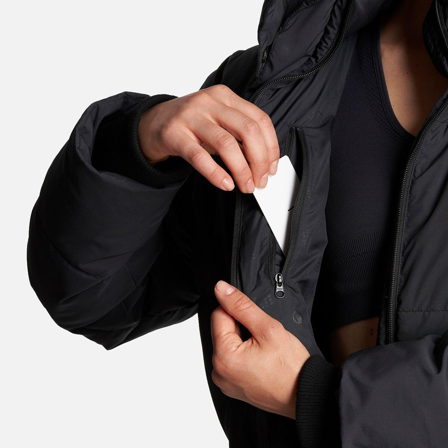 Chaqueta Mujer Rivera Sur Long Steam-Pro Hoody Jacket Negro Lippi-6