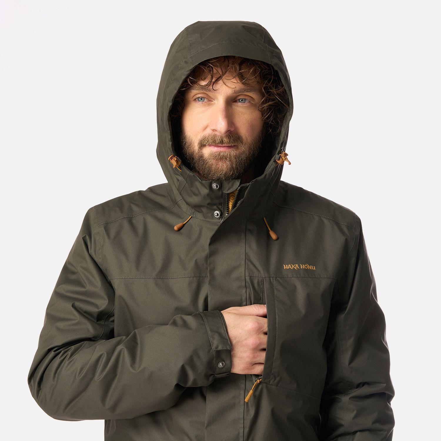 Chaqueta Hombre Terranova Verde Militar Haka Honu-3