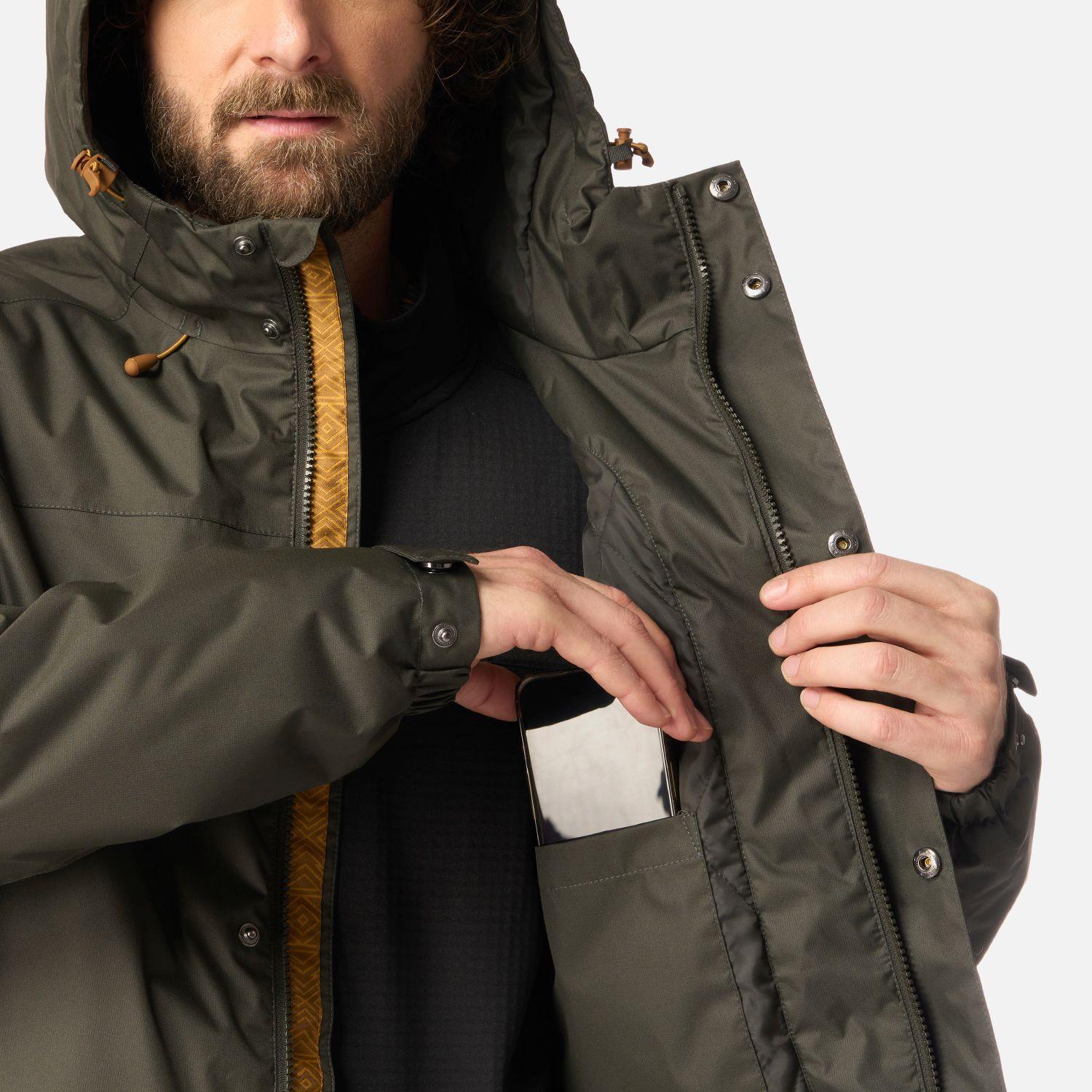 Chaqueta Hombre Terranova Verde Militar Haka Honu-7
